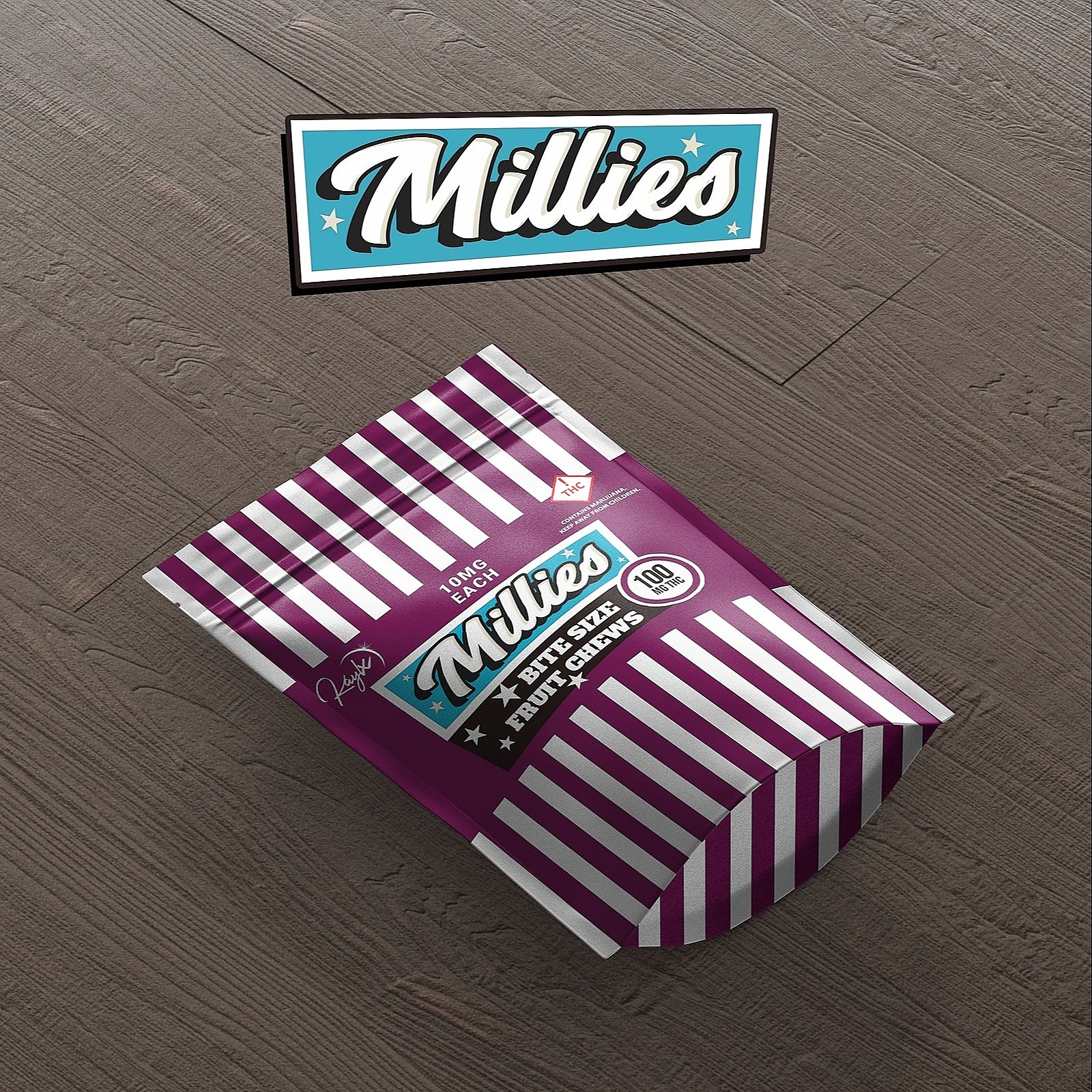 Millie's Millie's Fruit Chews Mixed Flavor 100mg THC Leafly