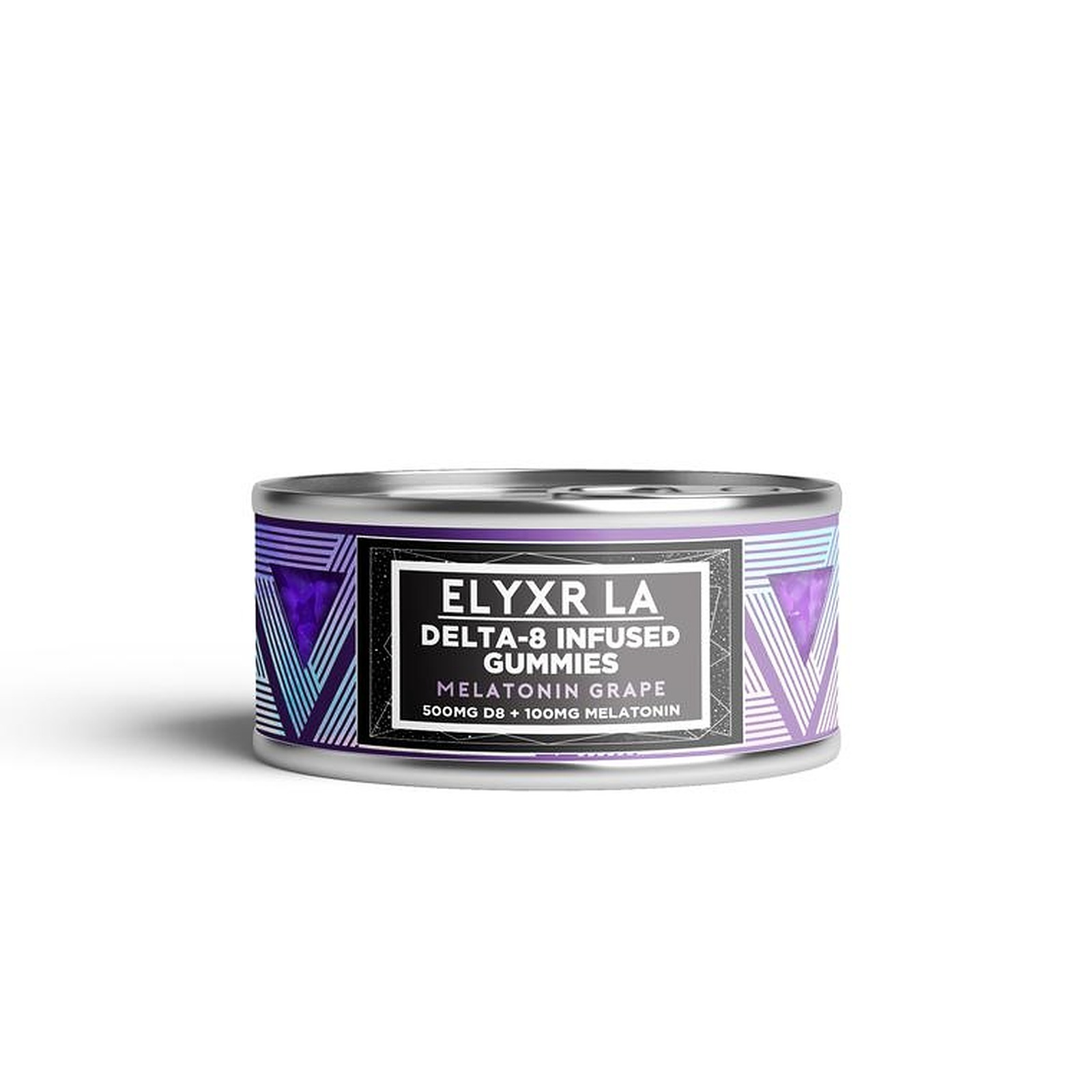 Elyxr Delta 8 Gummies (500mg) Melatonin Grape Leafly