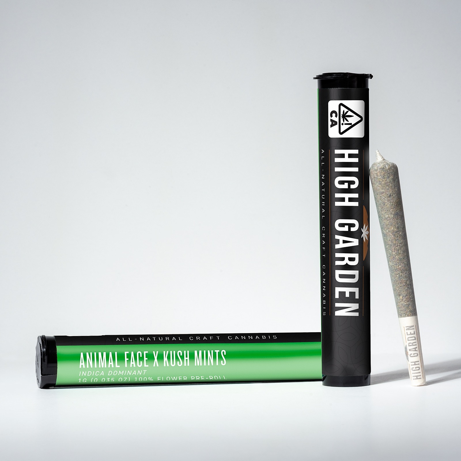 High Garden Animal Face X Kush Mints (1 Gram Indica PreRoll) Leafly