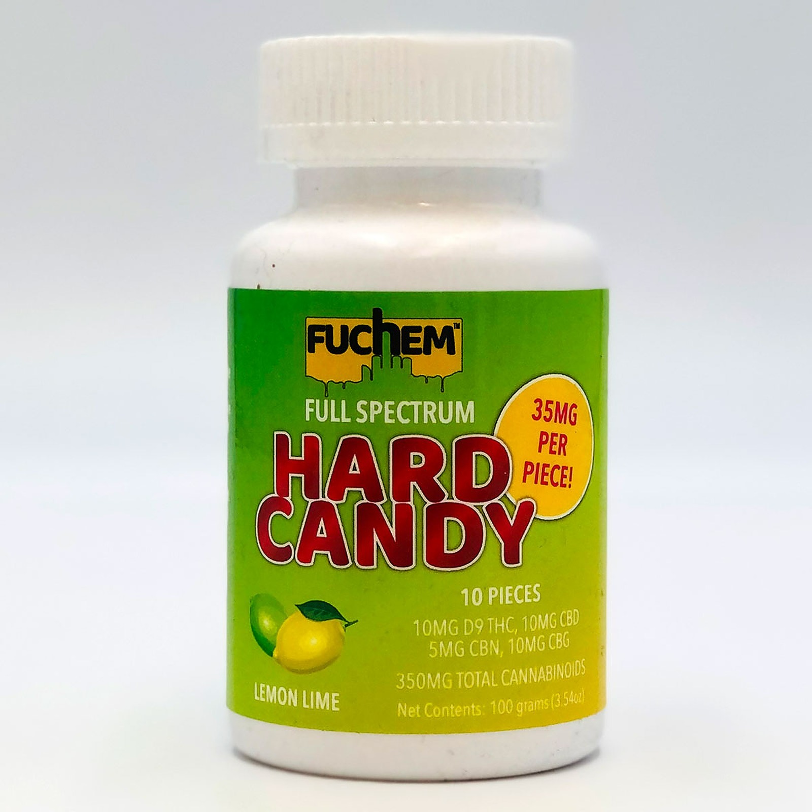 Delta 8 Pro: Fuchem™ Delta-9 THC Full Spectrum Hard Candy - Lemon Lime ...