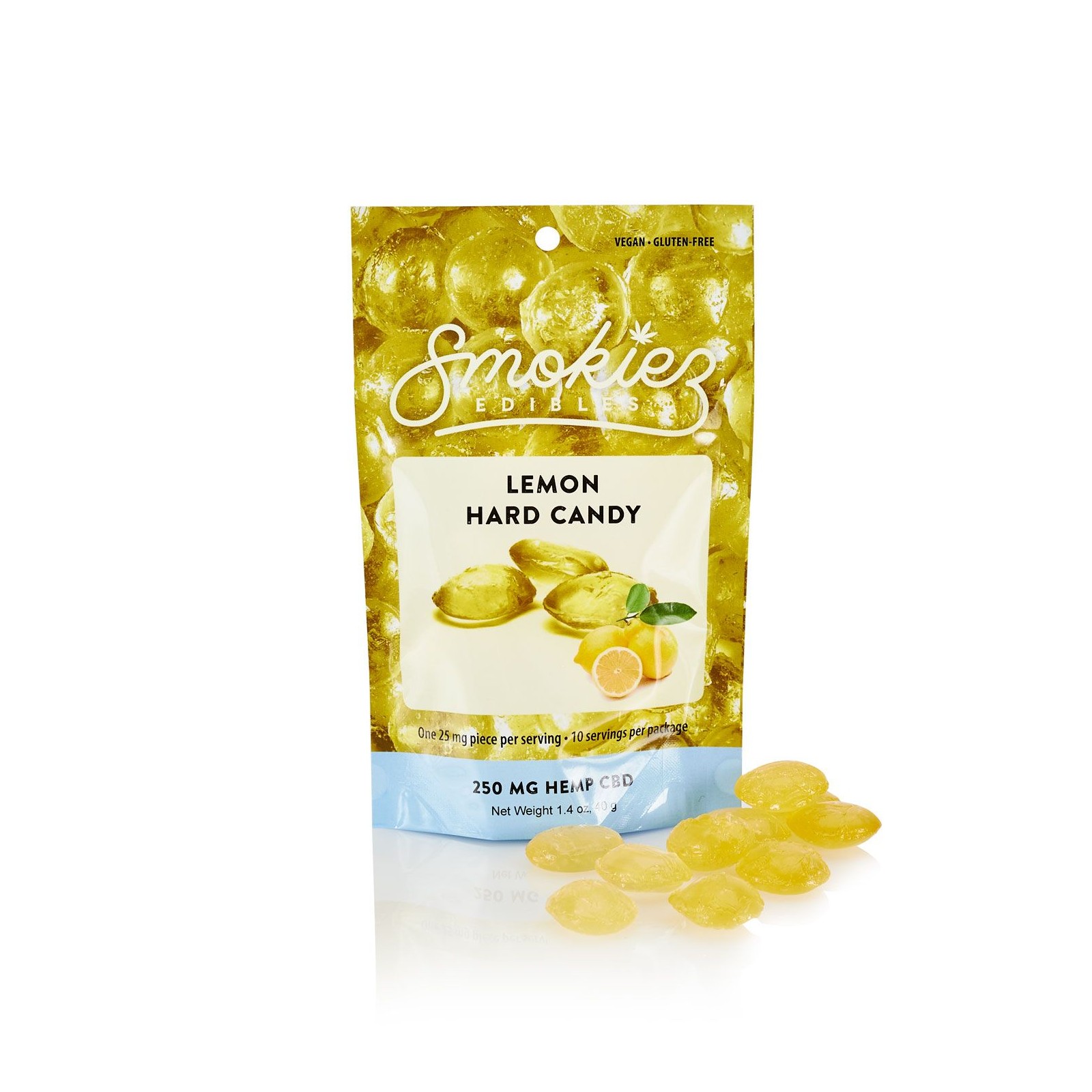 Smokiez Edibles Lemon Hemp CBD Hard Candy, 150mg CBD Oklahoma Leafly