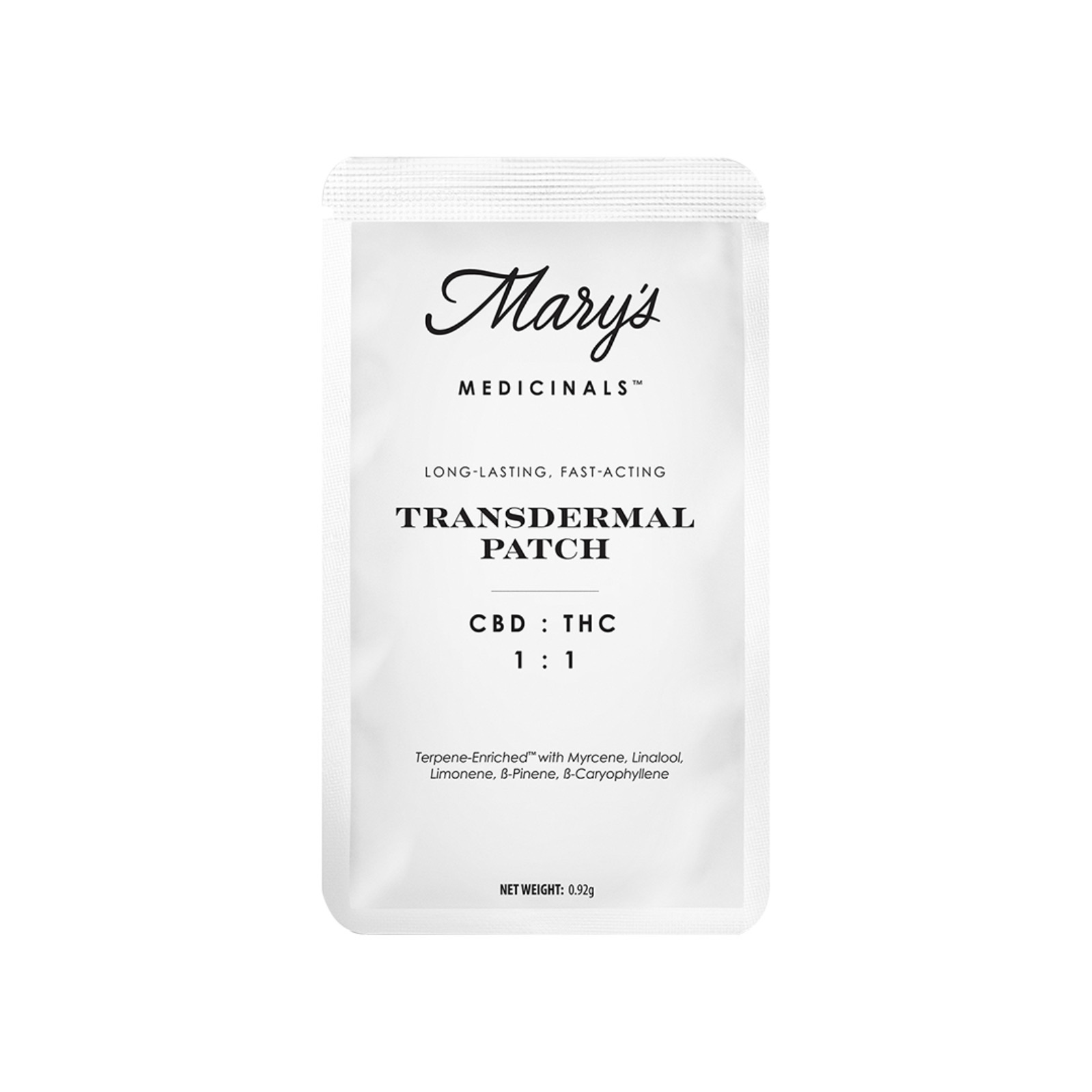 Mary's Medicinals: 1:1 Transdermal Patches 150mg 30-pack | Leafly
