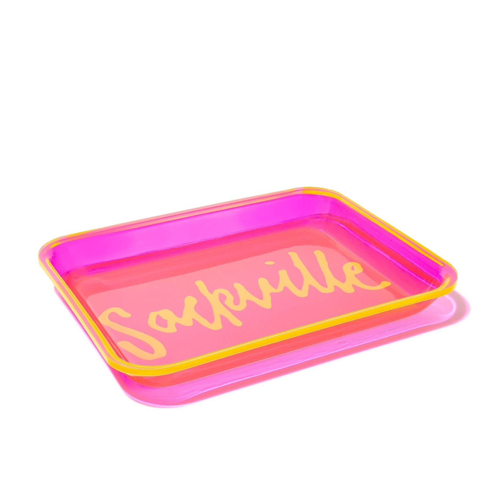 Sackville & Co.: Pink Jelly Rolling Tray | Leafly