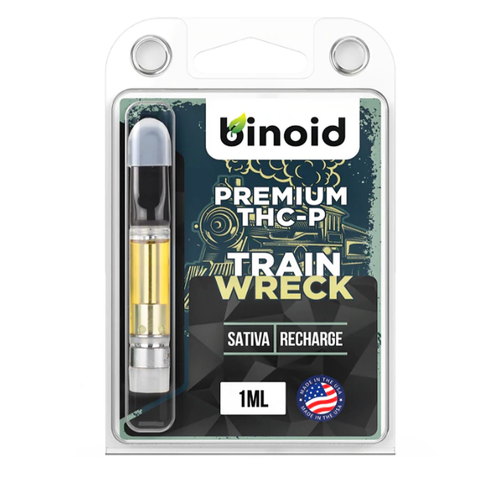 Binoid: THC-P Vape Cartridge - Trainwreck | Leafly