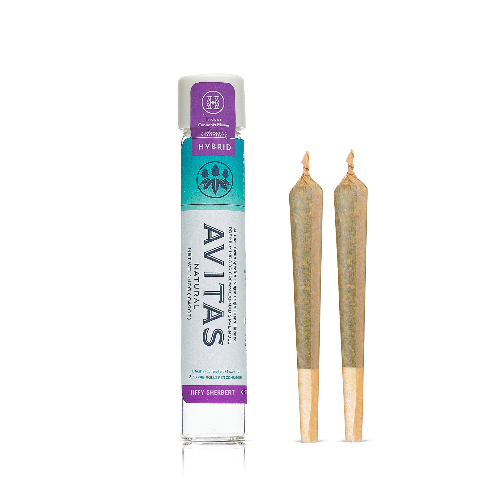 Avitas: Jiffy Sherbert 2pk Pre-Roll 1g | Leafly