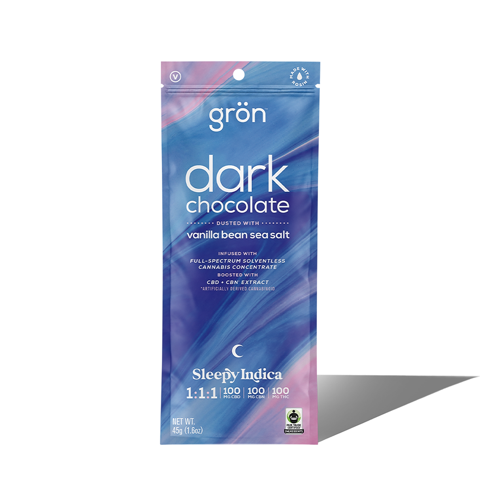 Grön Grön 111 Dark Chocolate w/ Vanilla Bean Sea Salt Sleepy