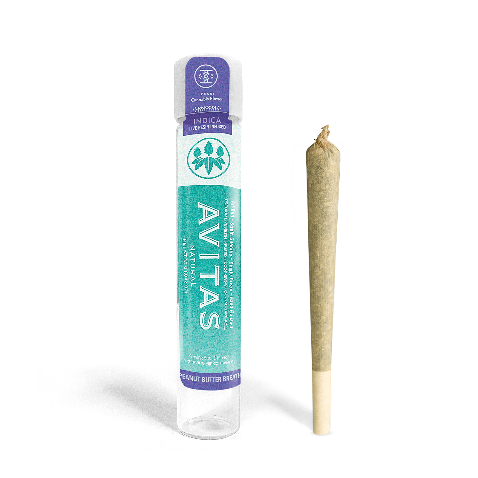 Avitas Peanut Butter Breath Live Resin Infused PreRoll 1g Leafly