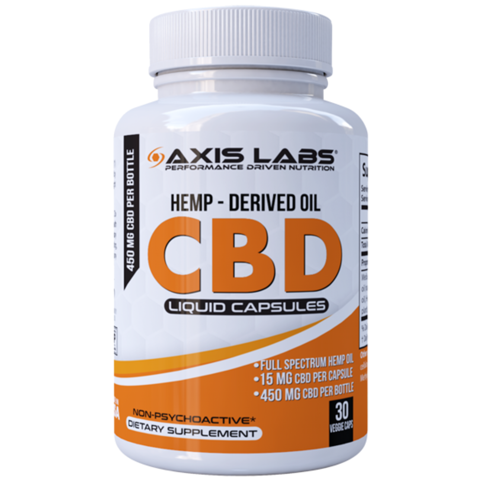 Axis Labs CBD CBD Liquid Capsules Leafly
