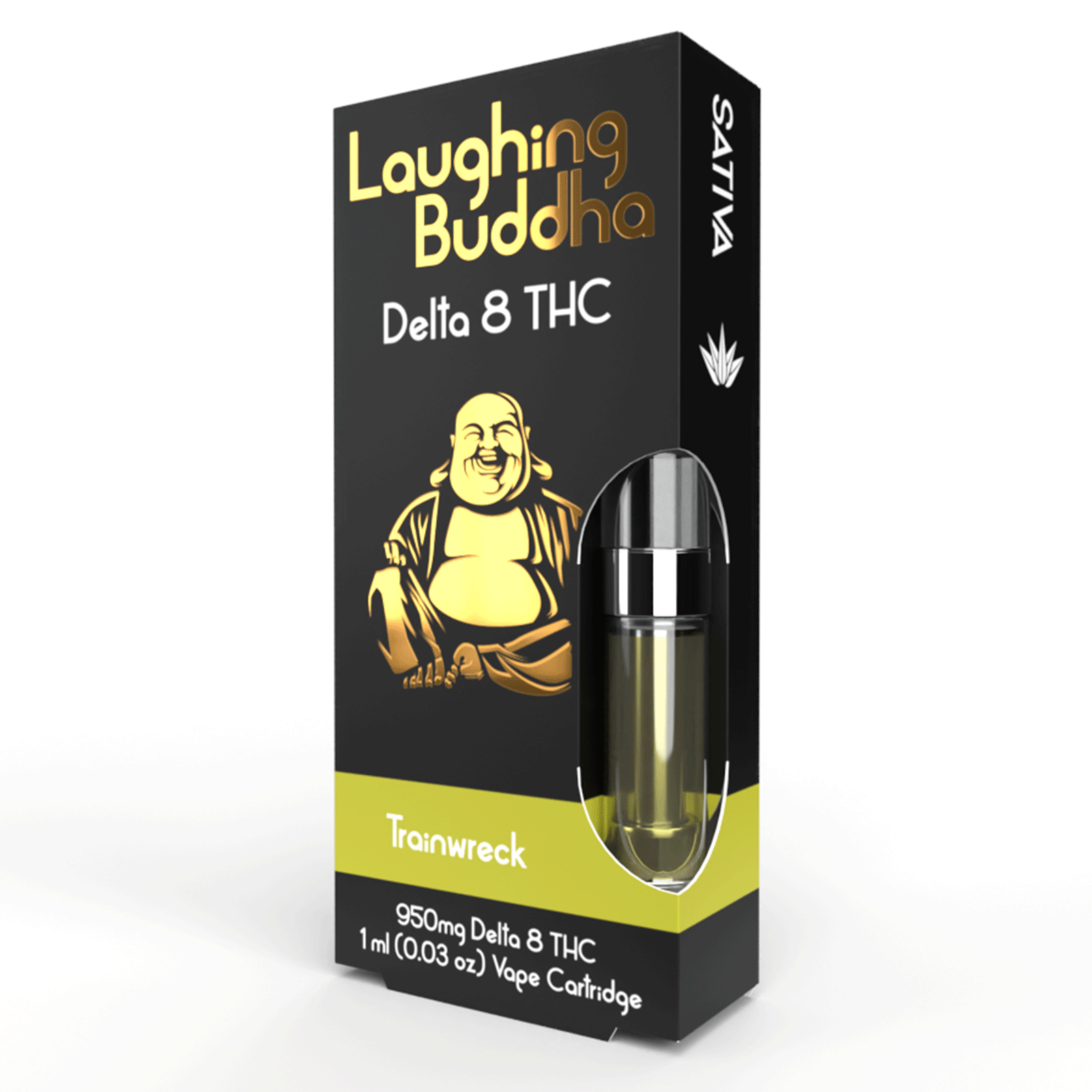 Laughing Buddha 1ml vape cartridge - Trainwreck