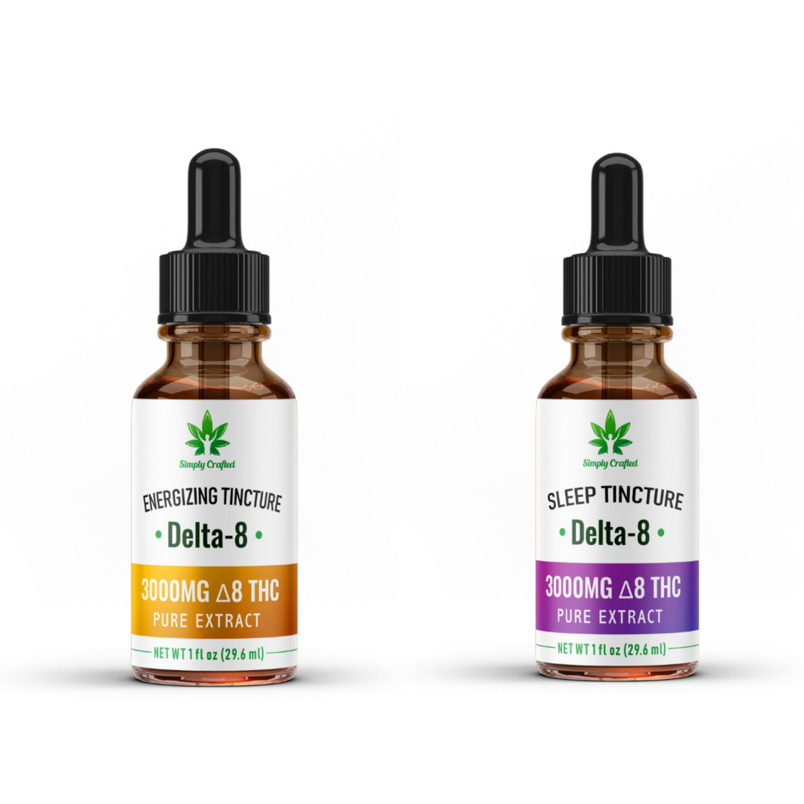 Simply Crafted 25 Off With Code Leafly 6000mg Delta 8 Thc Tinctures Energize And Relax 0781