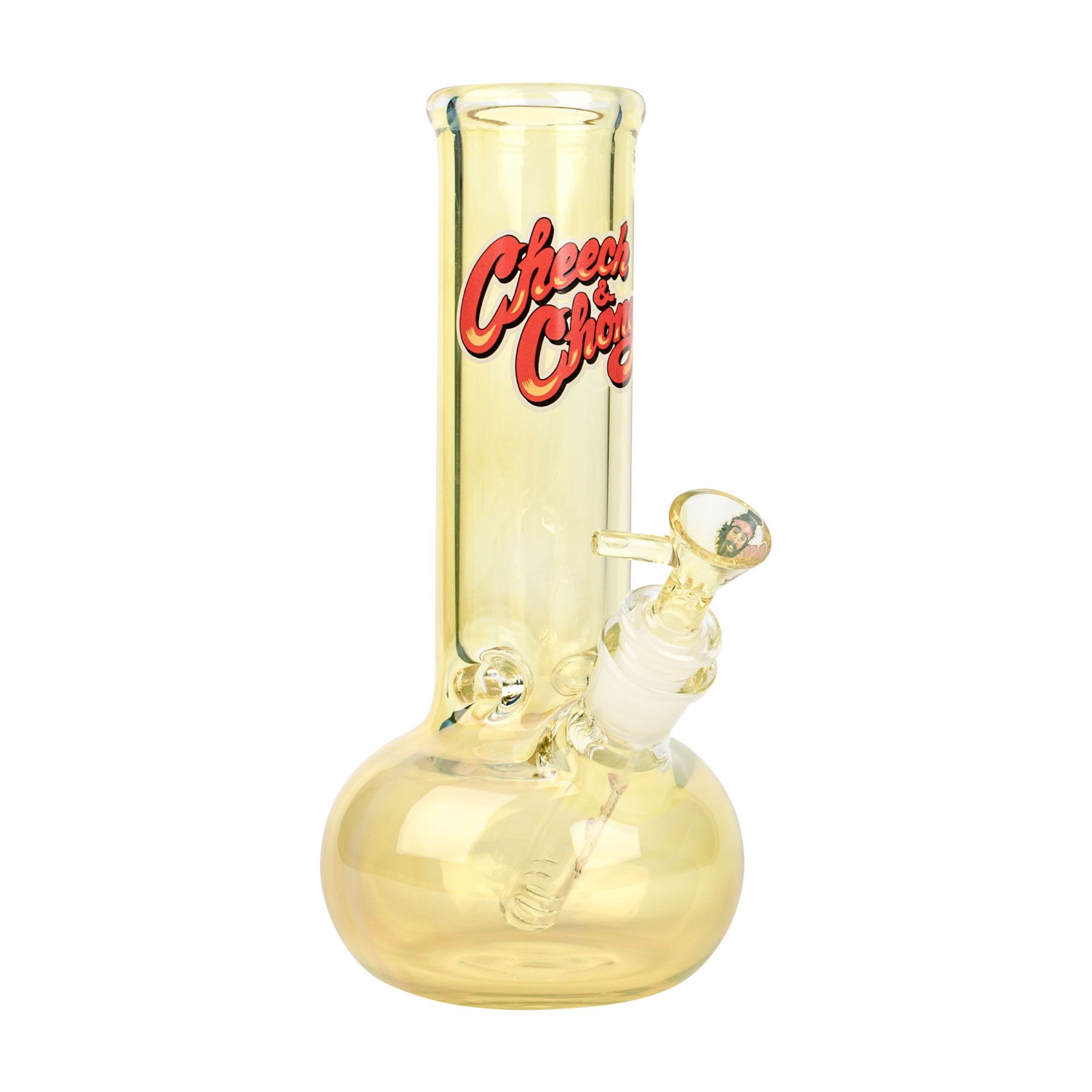 Cheech & Chong Glass 9" Ralph Bubble Tank Tube Bong Leafly
