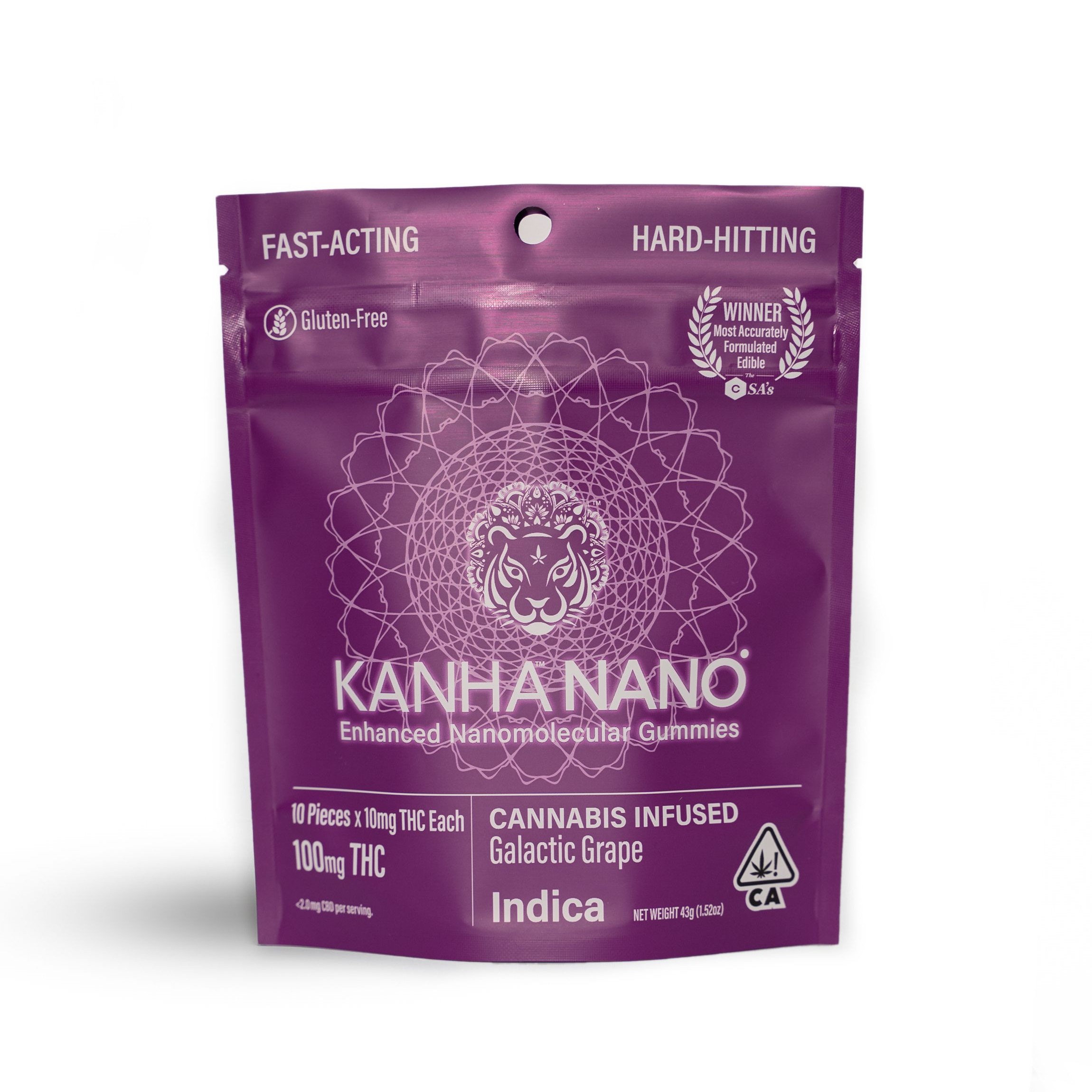 KANHA: Kanha NANO Galactic Grape Indica - 100mg | Leafly