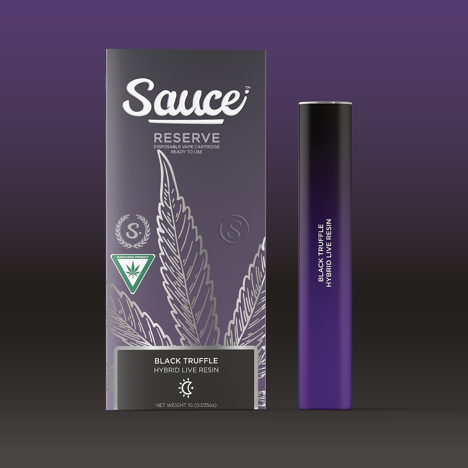 Sauce Essentials Black Truffle 1G Live Resin Reserve Line (Hybrid