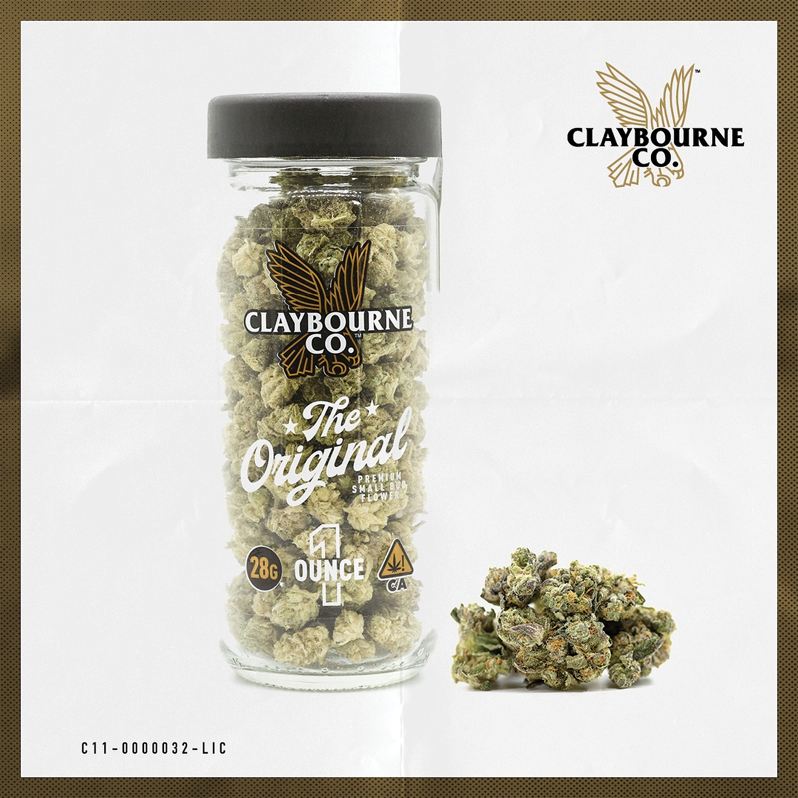 Claybourne Co. Octane Mint Sorbet (28g) Small Buds Leafly
