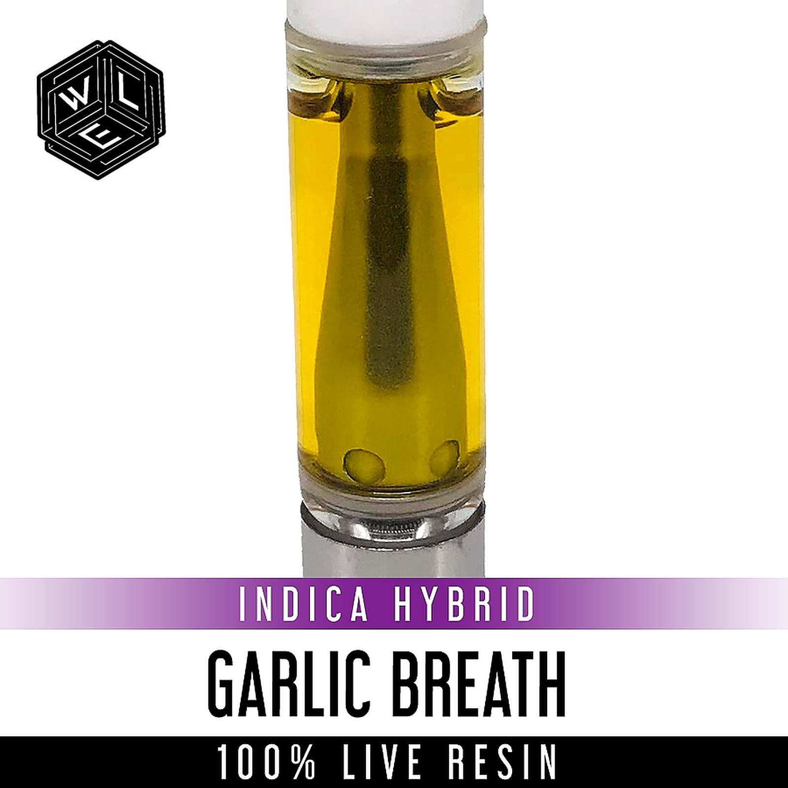 White Label Extracts Garlic Breath 100 Live Resin Cartridge 1 Gram