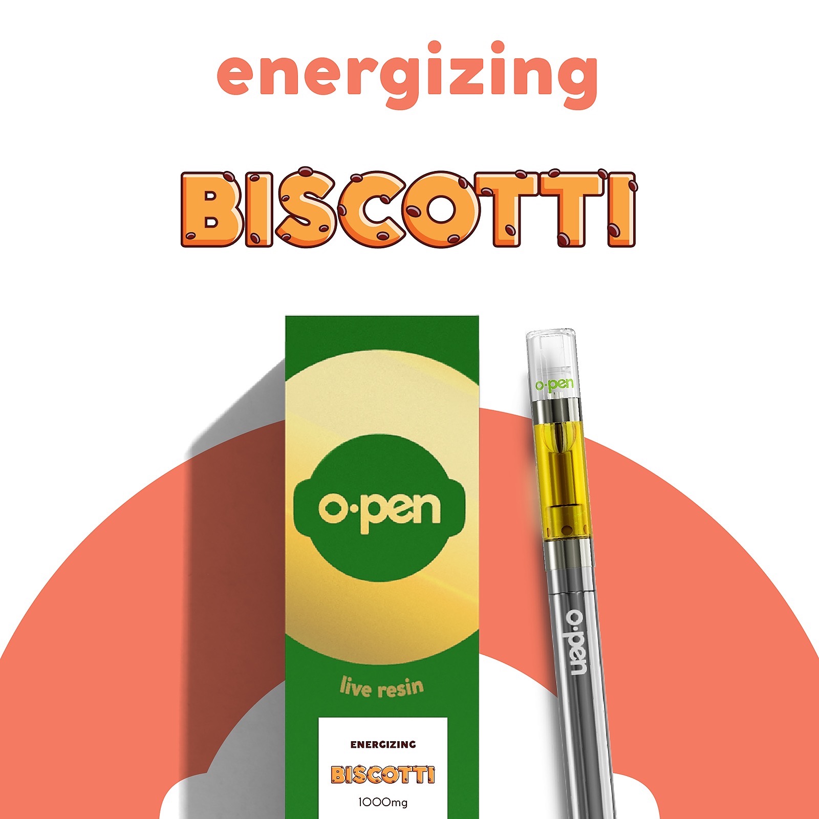 O.pen O.pen Signature Strains (Live Resin) Biscotti 1000mg Leafly