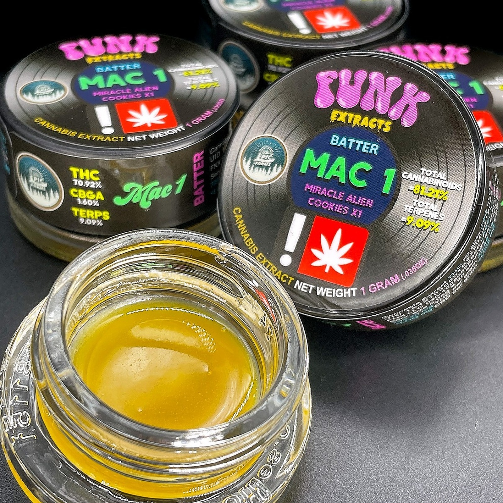 Funk Extracts Mac 1 Batter Leafly