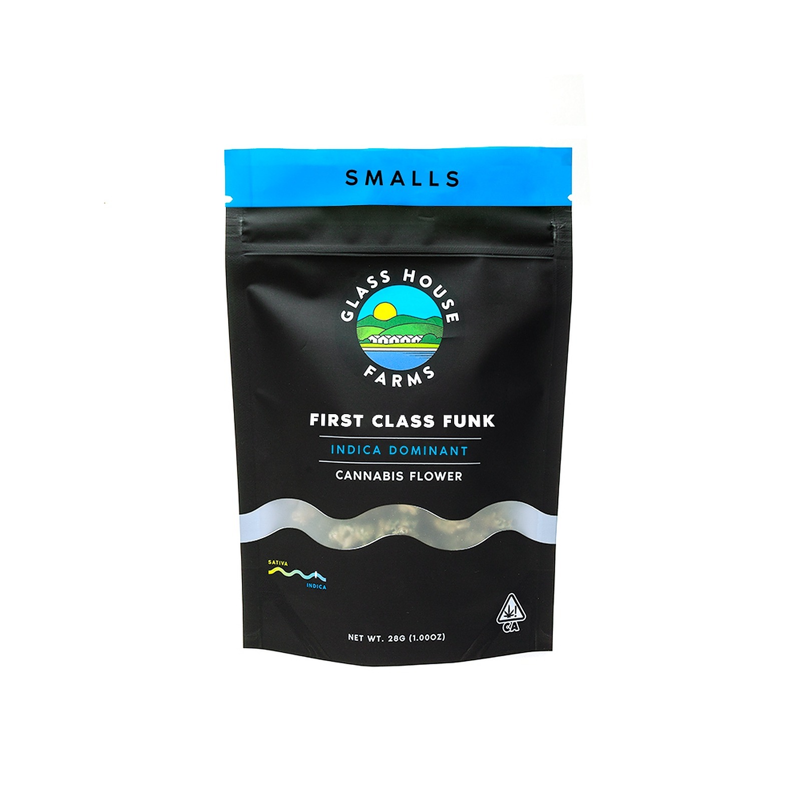 Glass House Farms First Class Funk [28g Smalls] Leafly