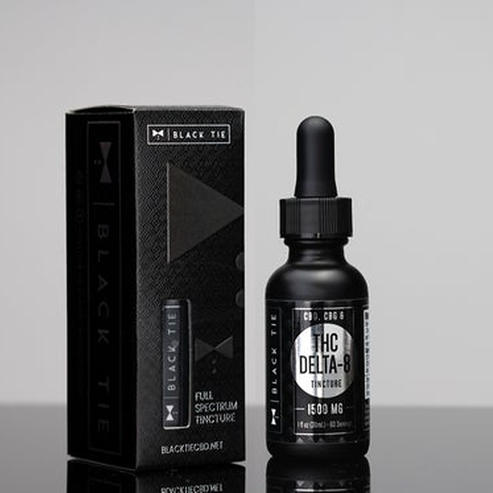 Black Tie CBD Full Spectrum CBD/CBG/THC Delta8 Tincture Original