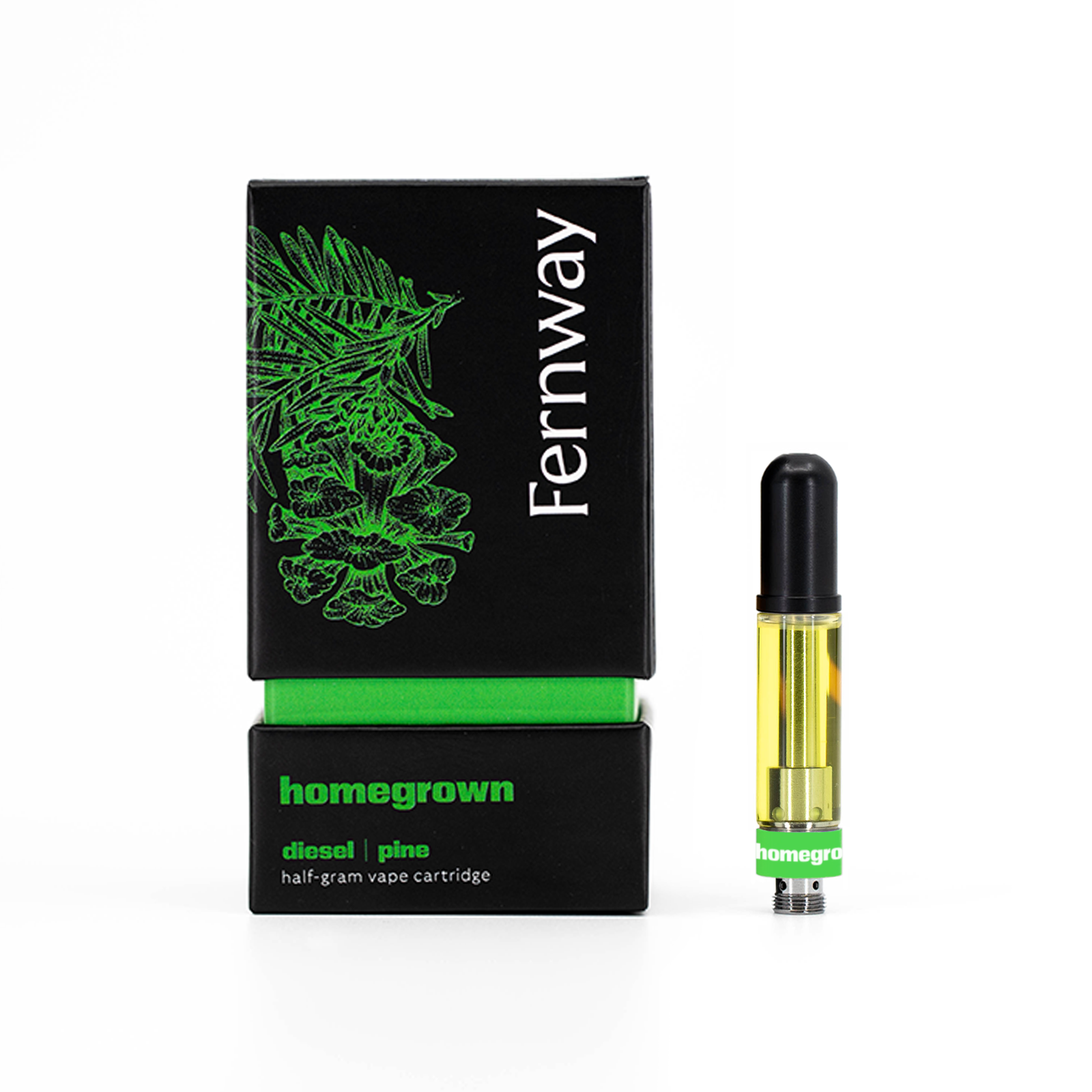 Fernway: Fernway - Homegrown - 1g Vape Cartridge (S) | Leafly