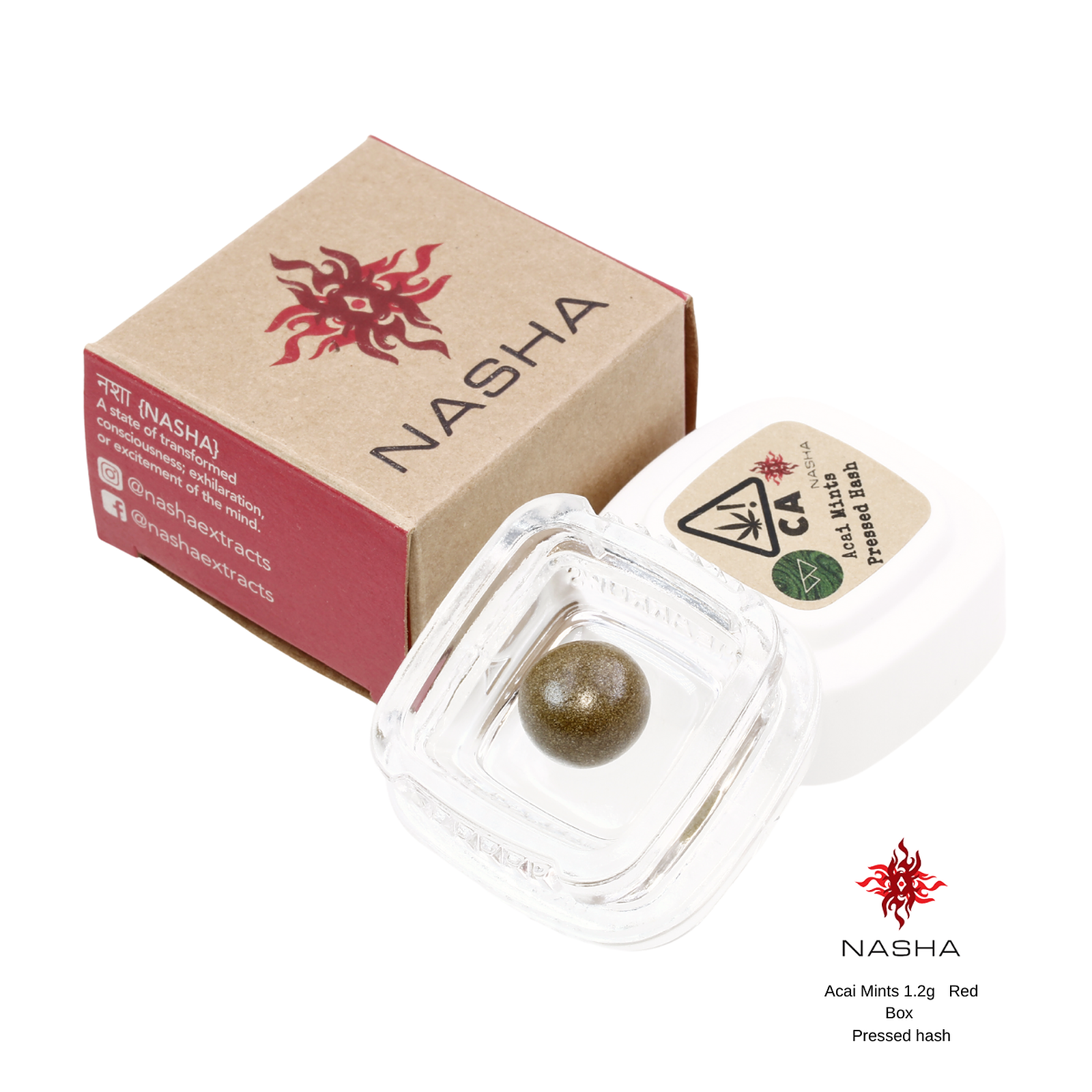 NASHA Acai Mints 1.2g Red Pressed (Whitethorn Valley) Leafly