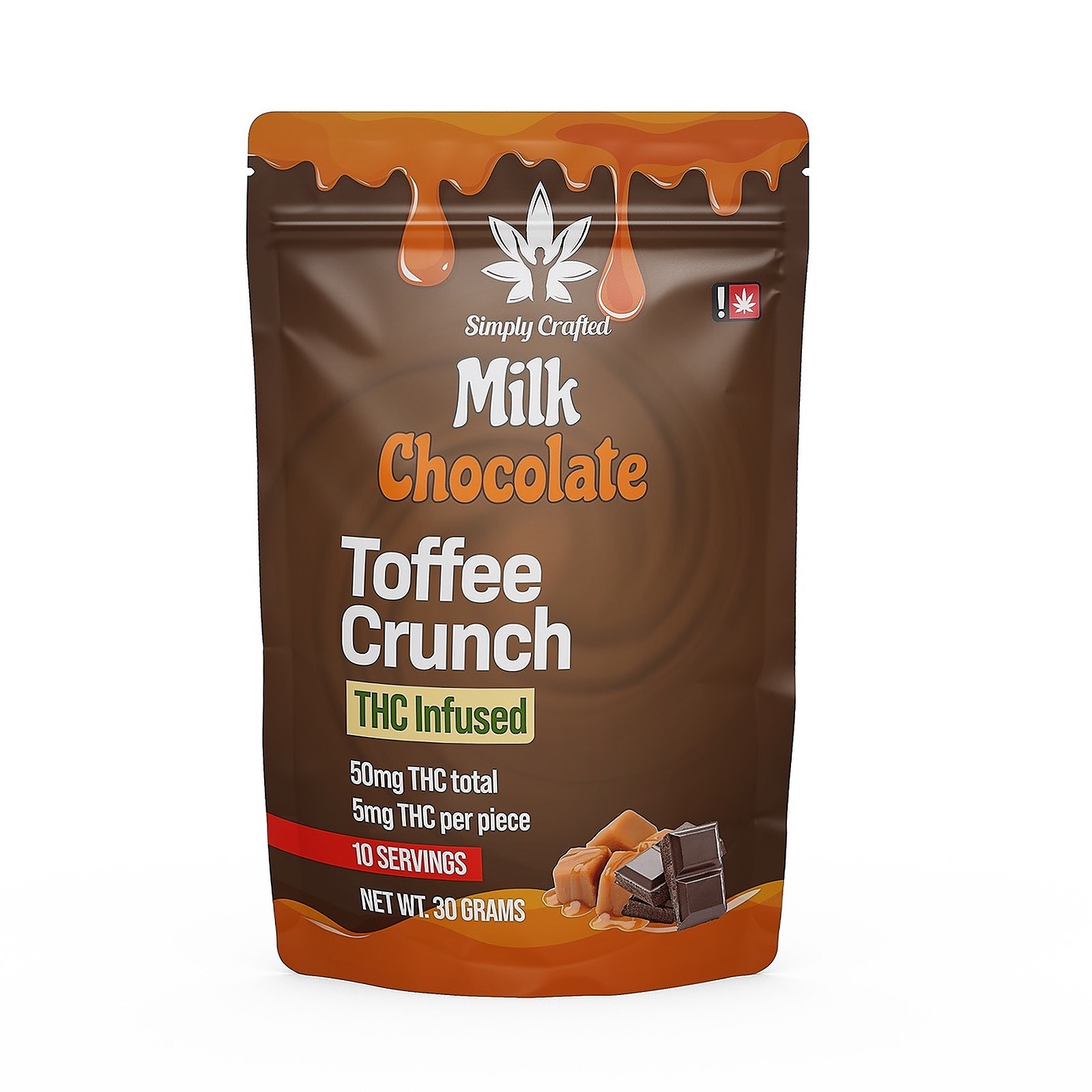 Simply Crafted: Milk Chocolate Toffee Crunch Bar 