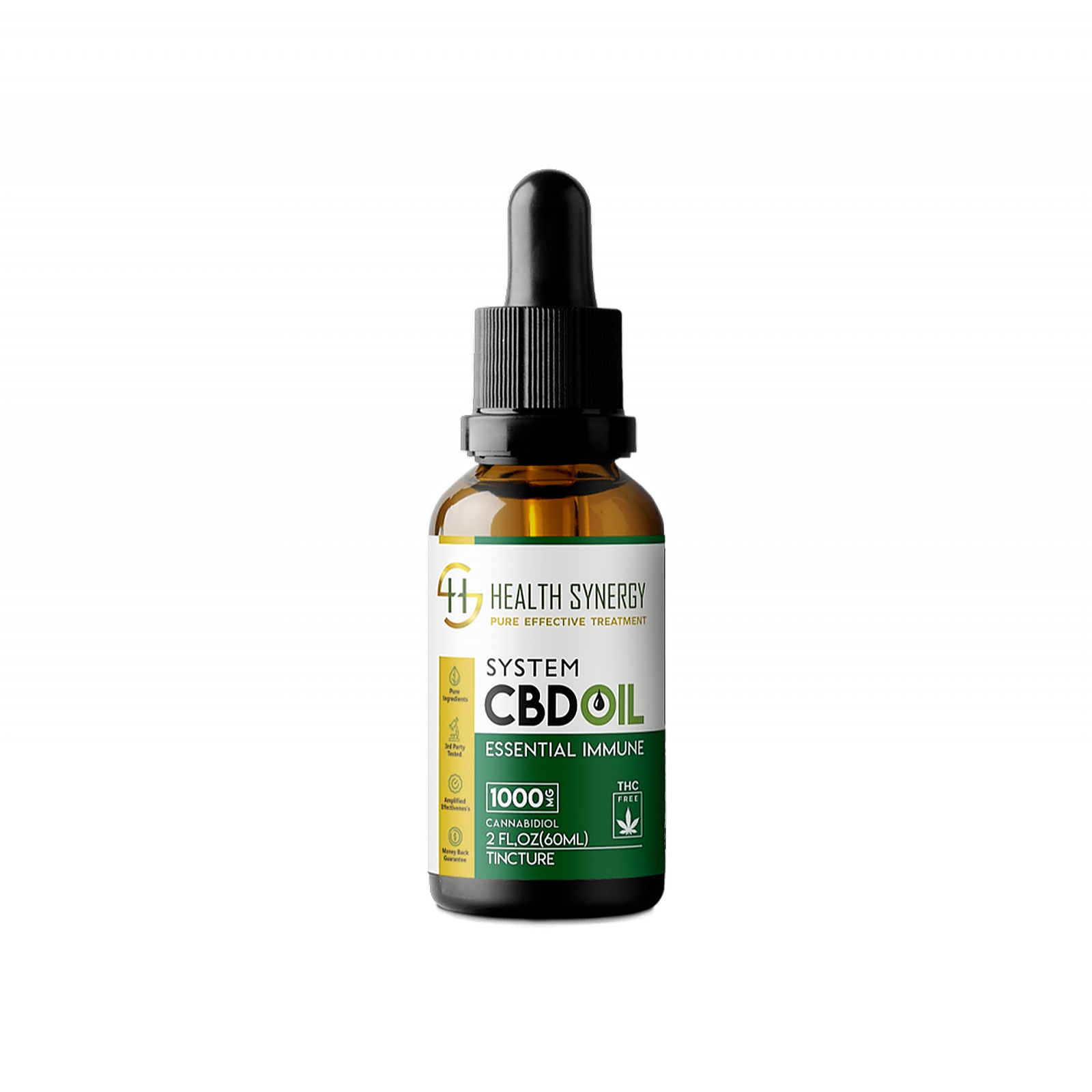 Health Synergy: THC FREE CBD OIL 1000MG 2 OZ No reviews | Leafly