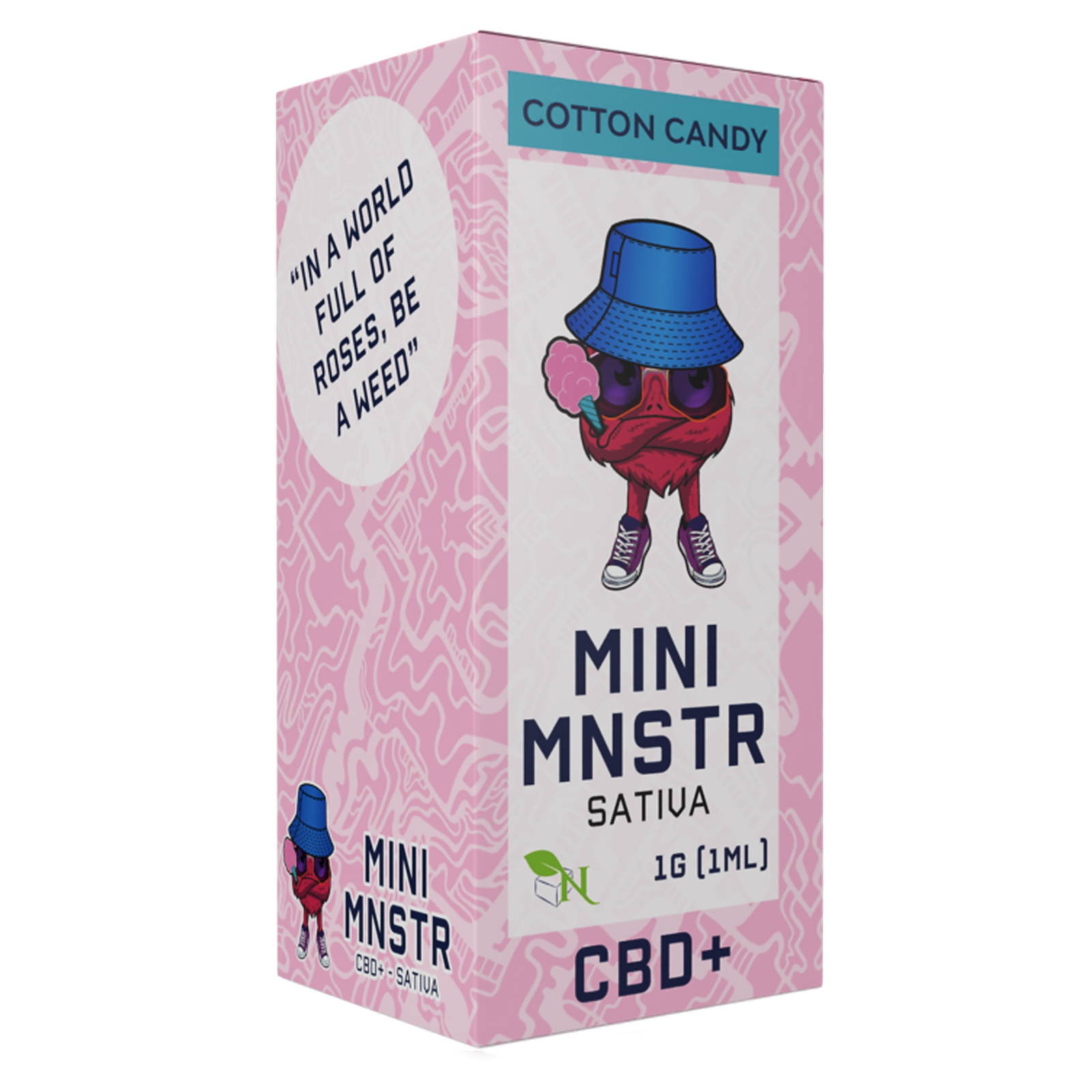 A Gift From Nature: MINI MNSTR DISPOSABLE - COTTON CANDY - SATIVA