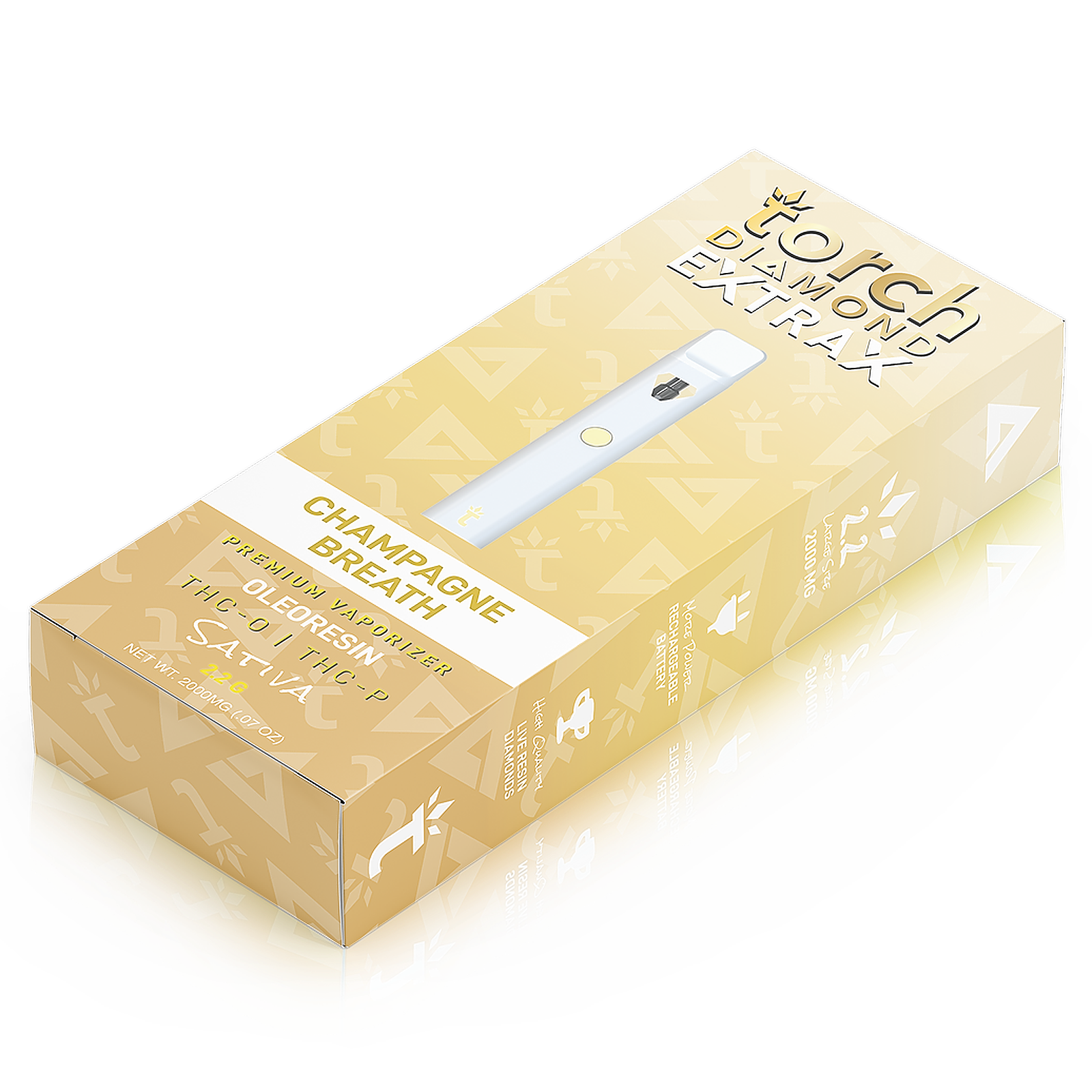 Delta Extrax Champagne Breath Torch Diamond Extrax Disposable Leafly