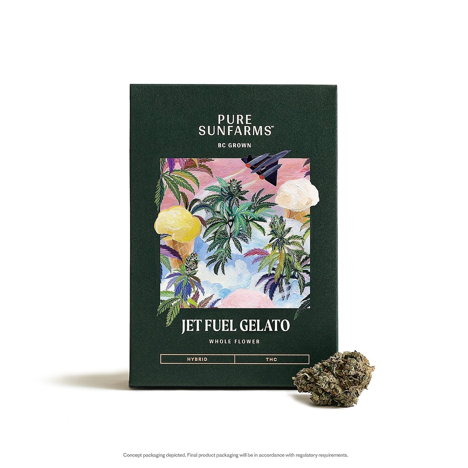 Pure Sunfarms Jet Fuel Gelato Leafly