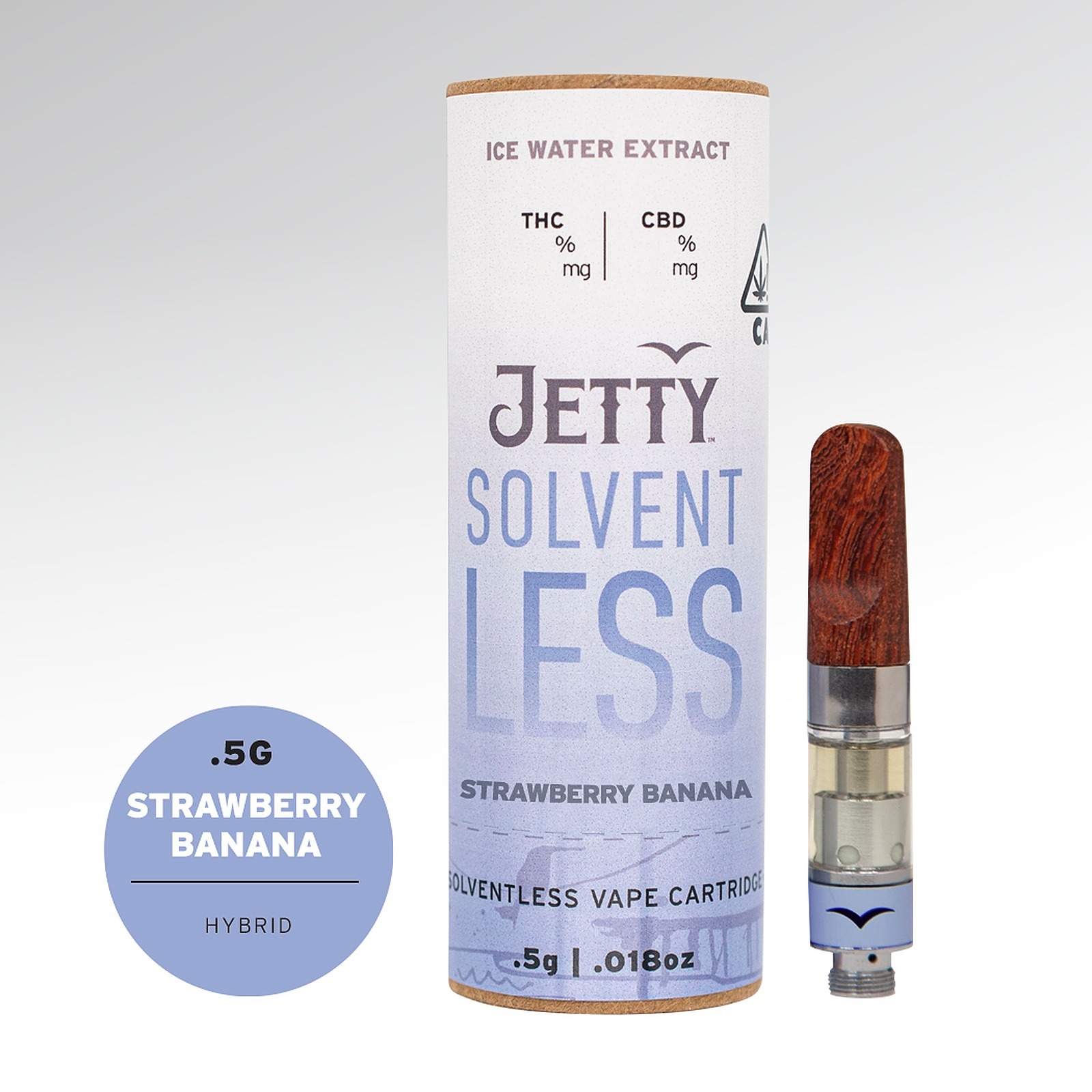 Jetty Extracts Strawberry Banana Solventless Cartridge .5g Leafly
