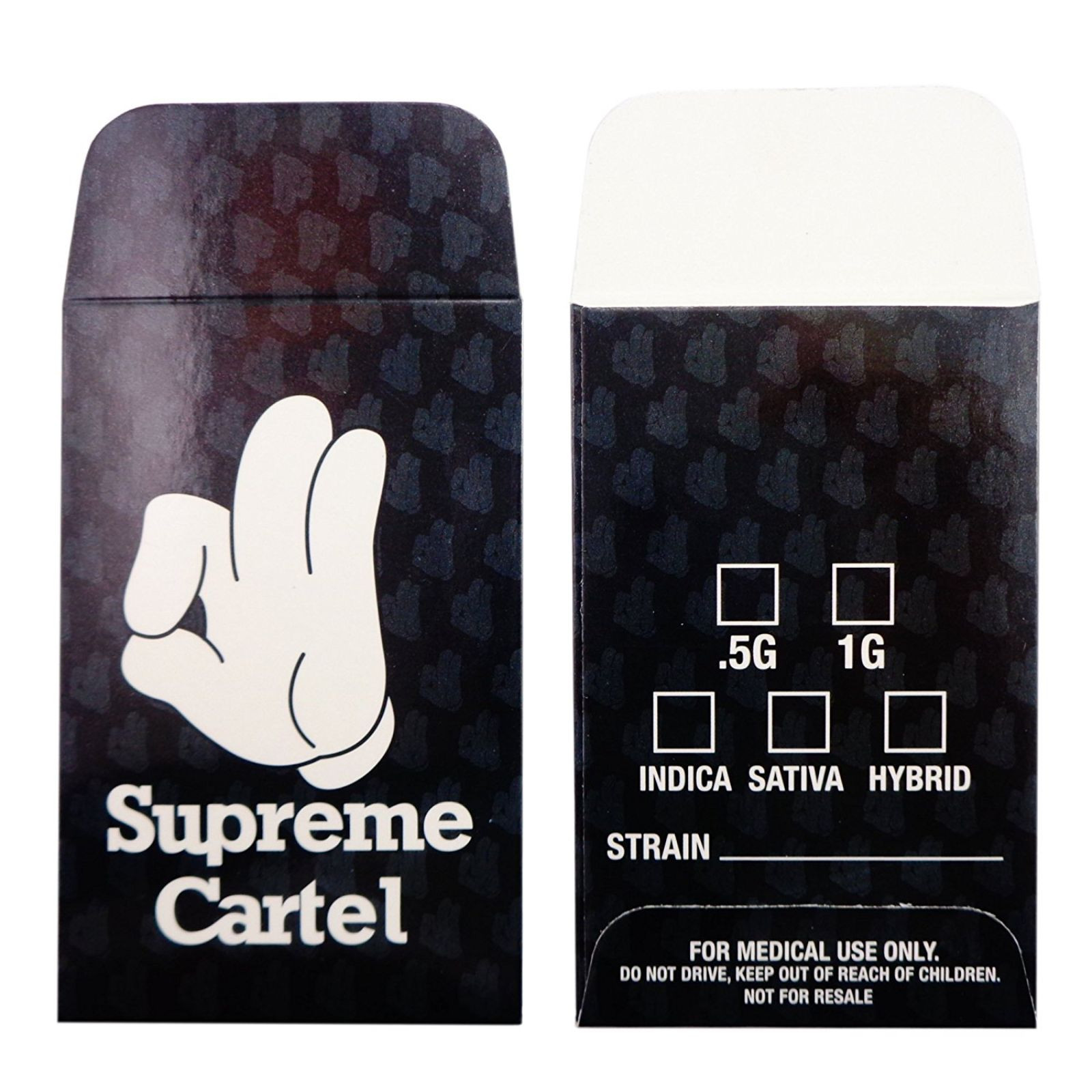 25 Supreme Cartel Full Color Shatter Labels Wax Extract