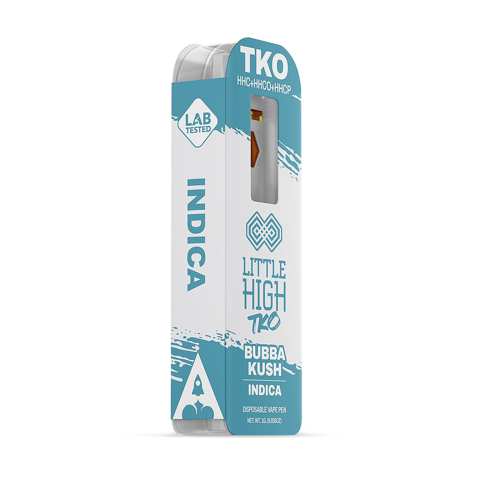 Little High: Little High - TKO (HHC, HHC-O, and HHC-P) - Bubba Kush - 1  Gram Disposable Pen | Leafly