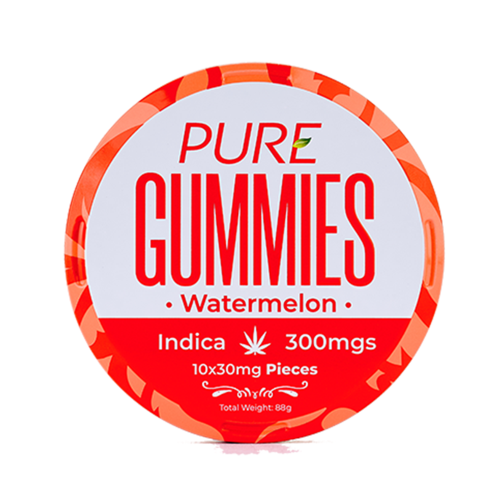 Pure Gummies 300mg Watermelon Leafly
