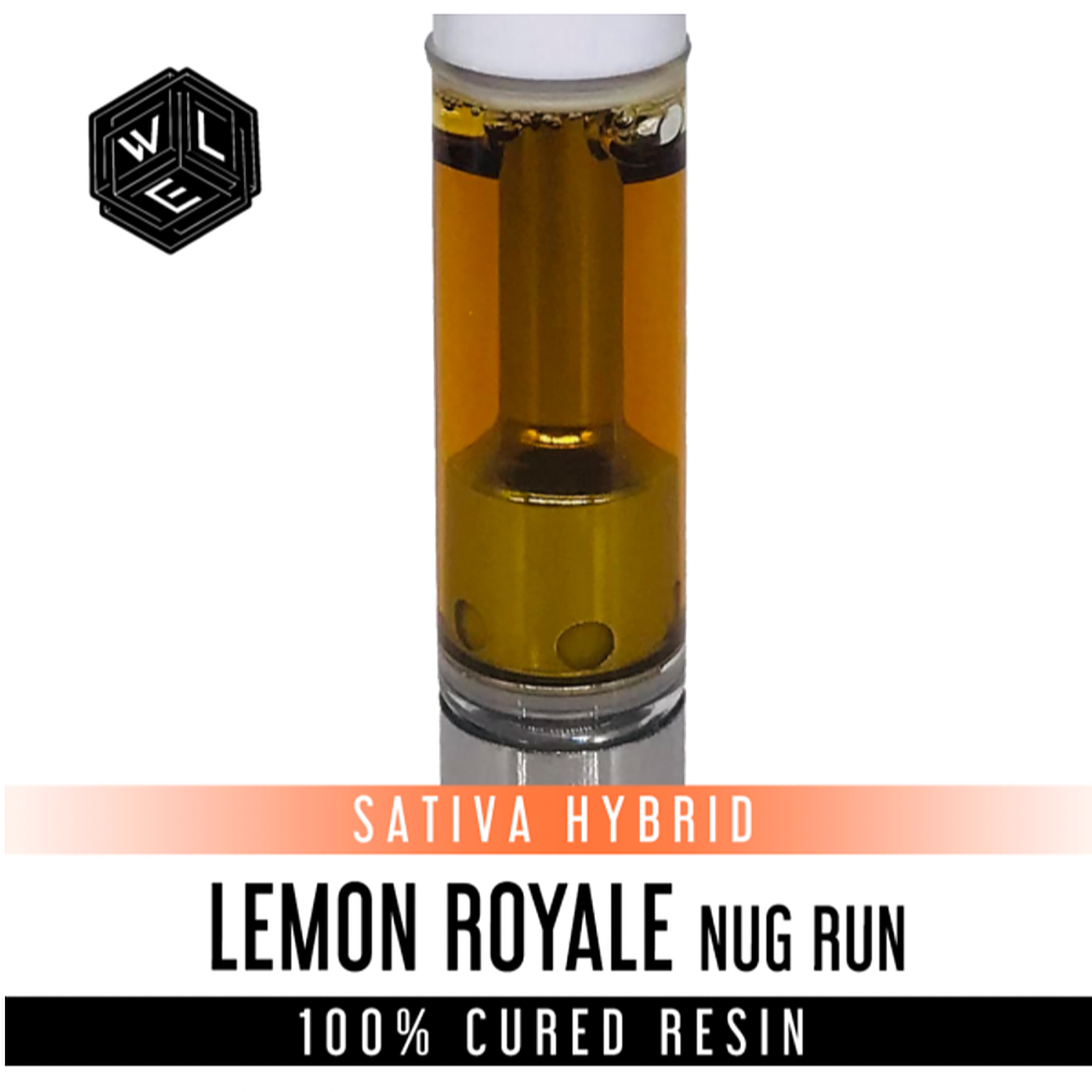 White Label Extracts: Lemon Royale Nug Run Cured Resin Cartridge 1g 