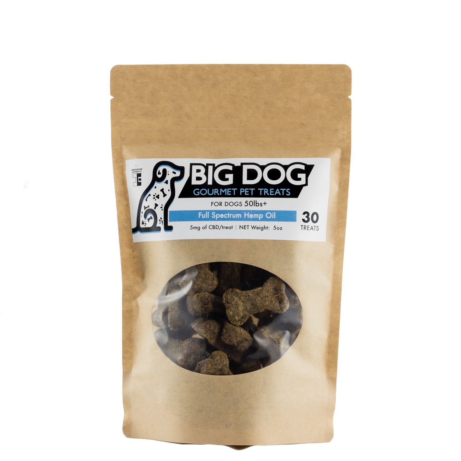 CBD Dog Treats Big Dog 5mg/Treat 30 Treats (for 50+