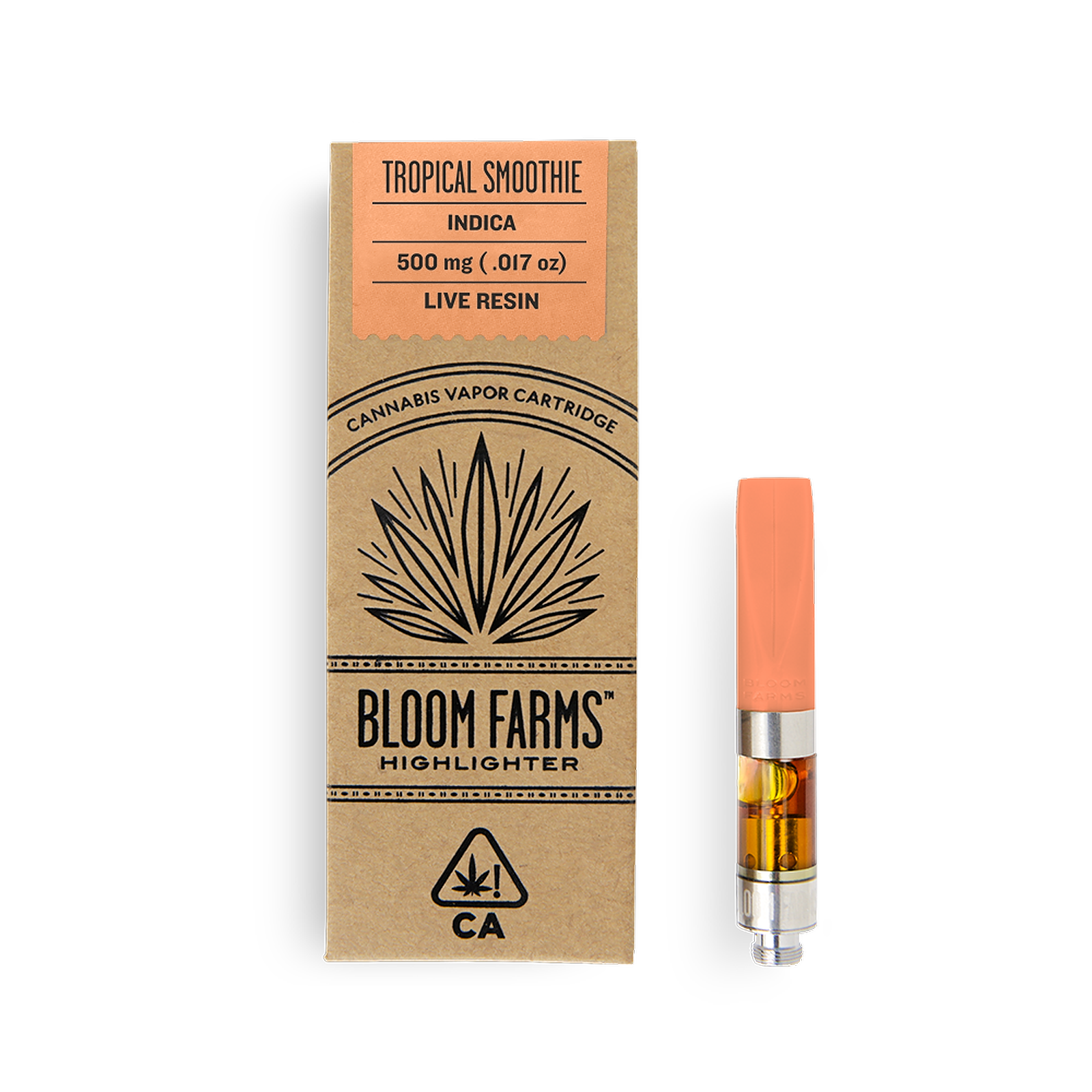 Bloom Farms: Tropical Smoothie (Indica) Live Resin with Liquid Diamonds 