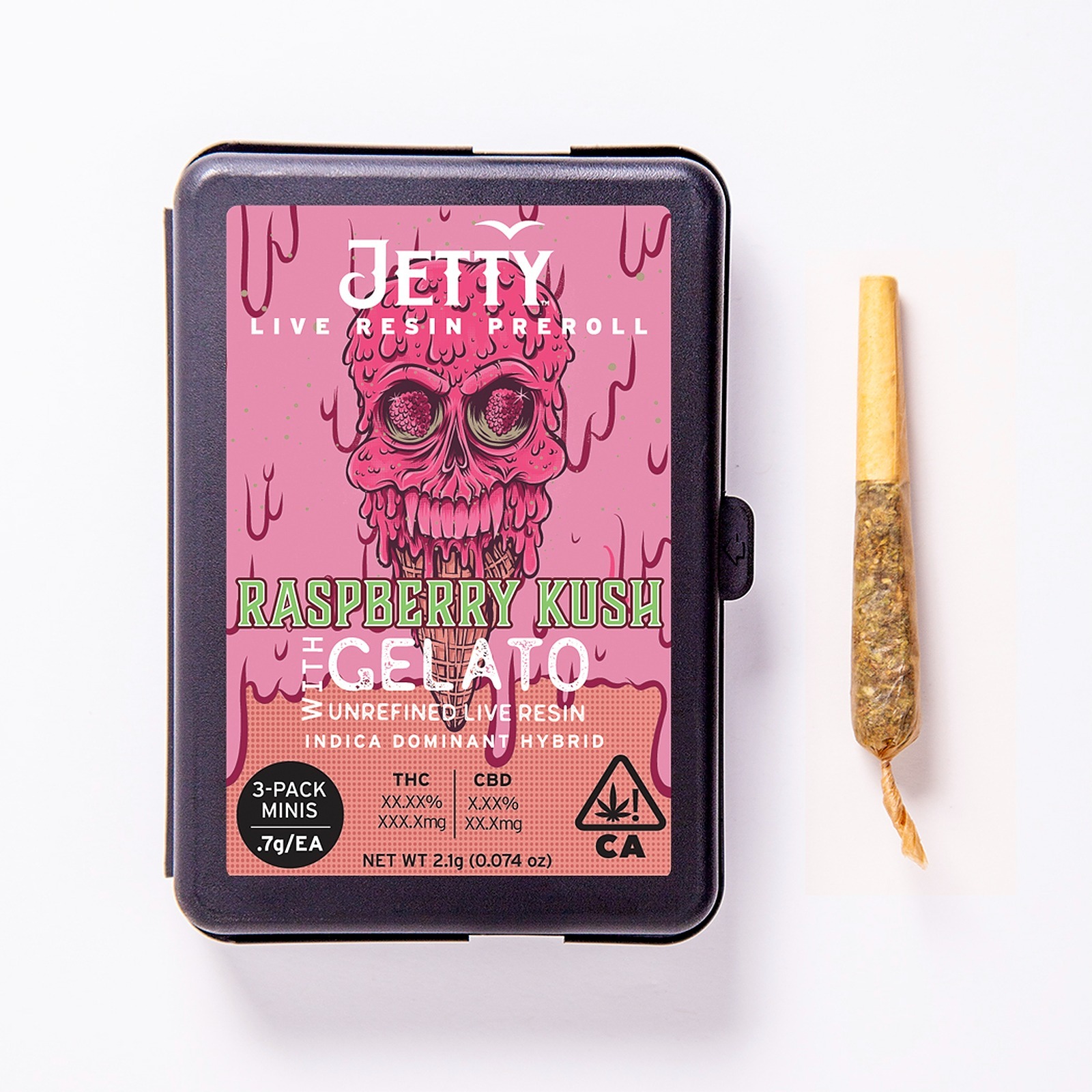 Jetty Extracts: Raspberry Kush x Gelato UNREFINED Live Resin Infused ...
