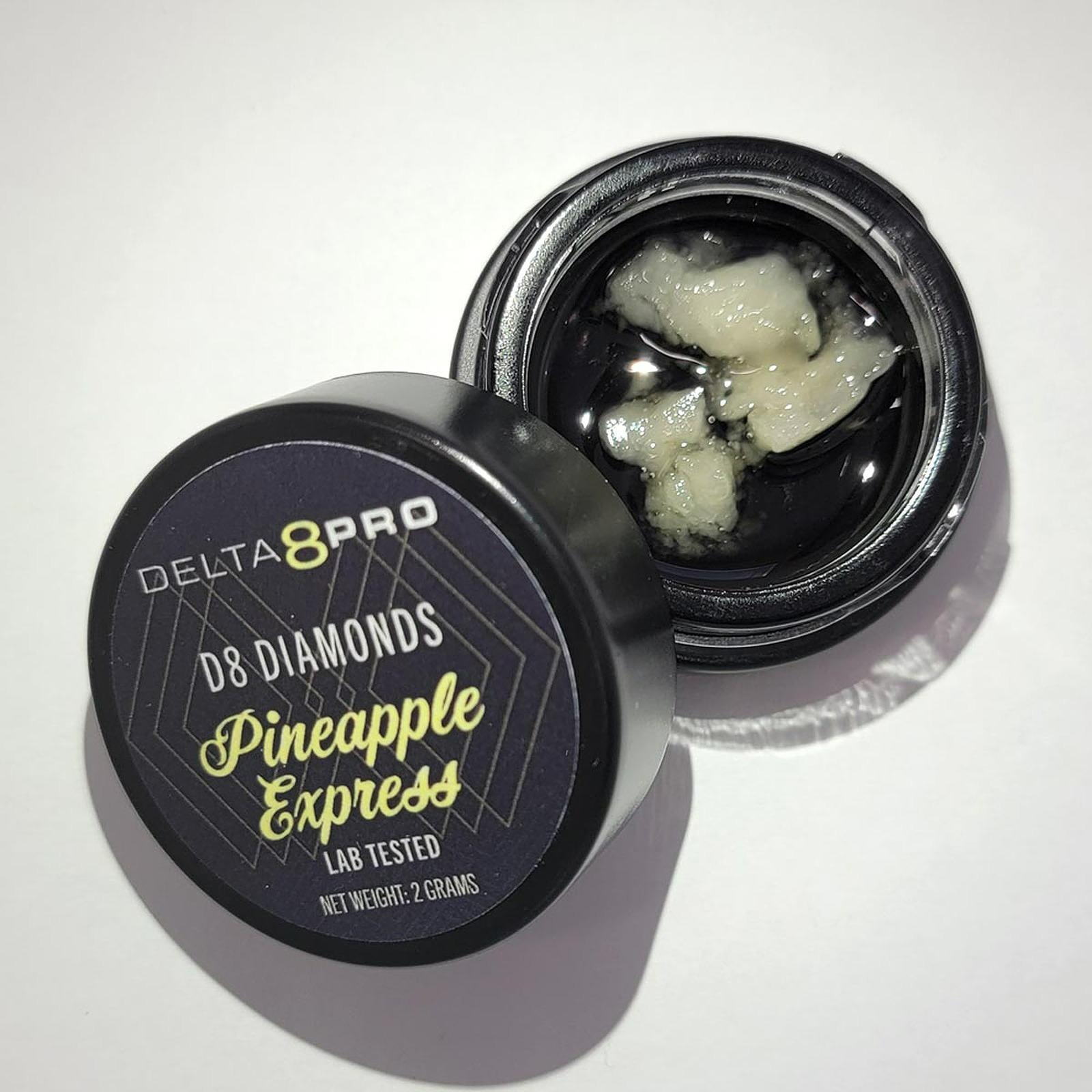 Delta 8 Pro Delta 8 THC Sauce & Diamonds 2g Pineapple Express Leafly