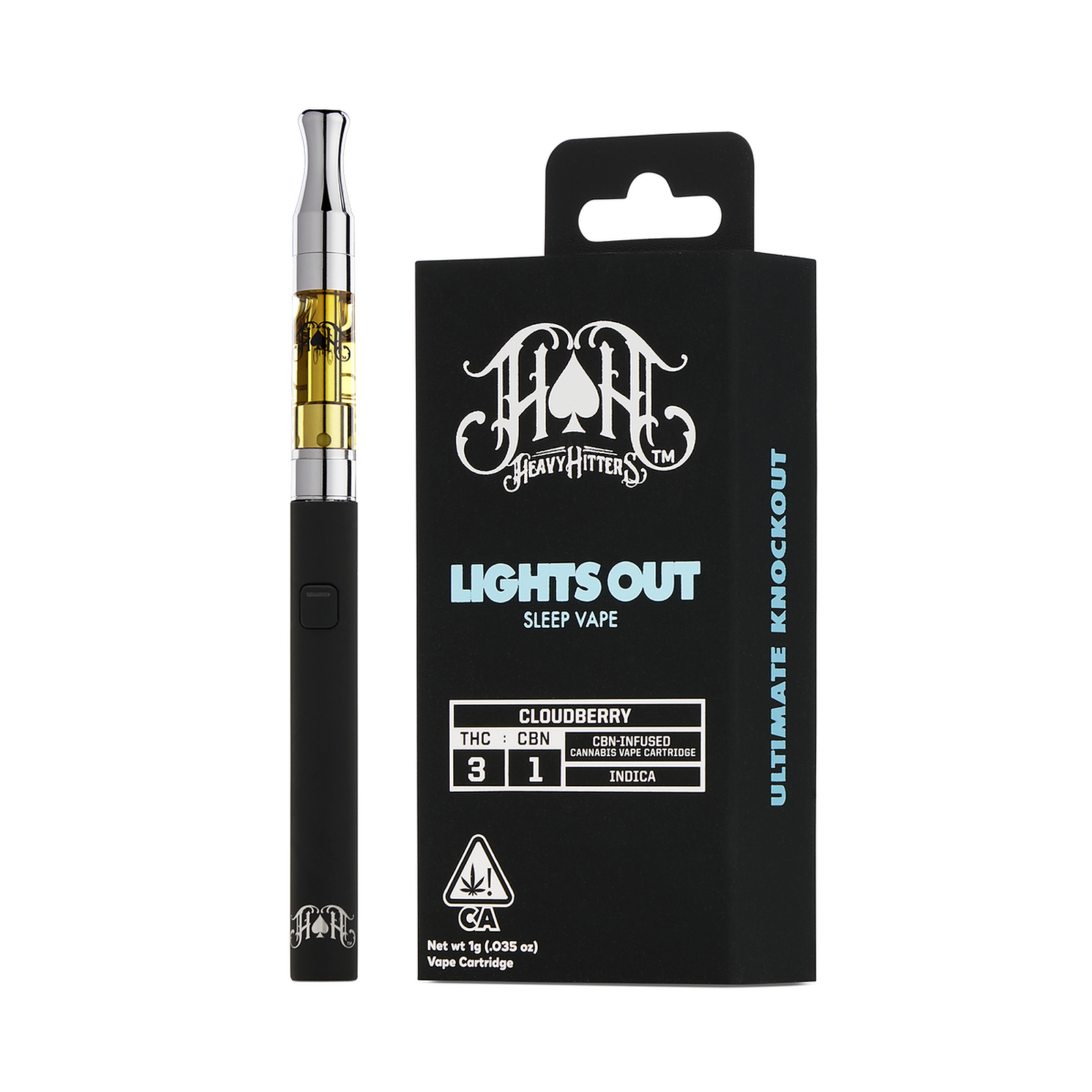 Heavy Hitters: Cloudberry | Indica - Lights Out CBN Sleep - 1G Vape ...