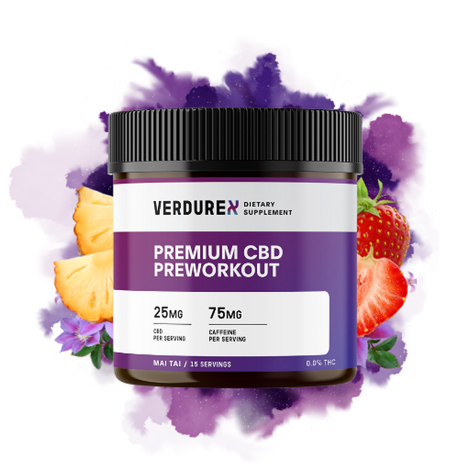 VerdureX Premium CBD PreWorkout Leafly