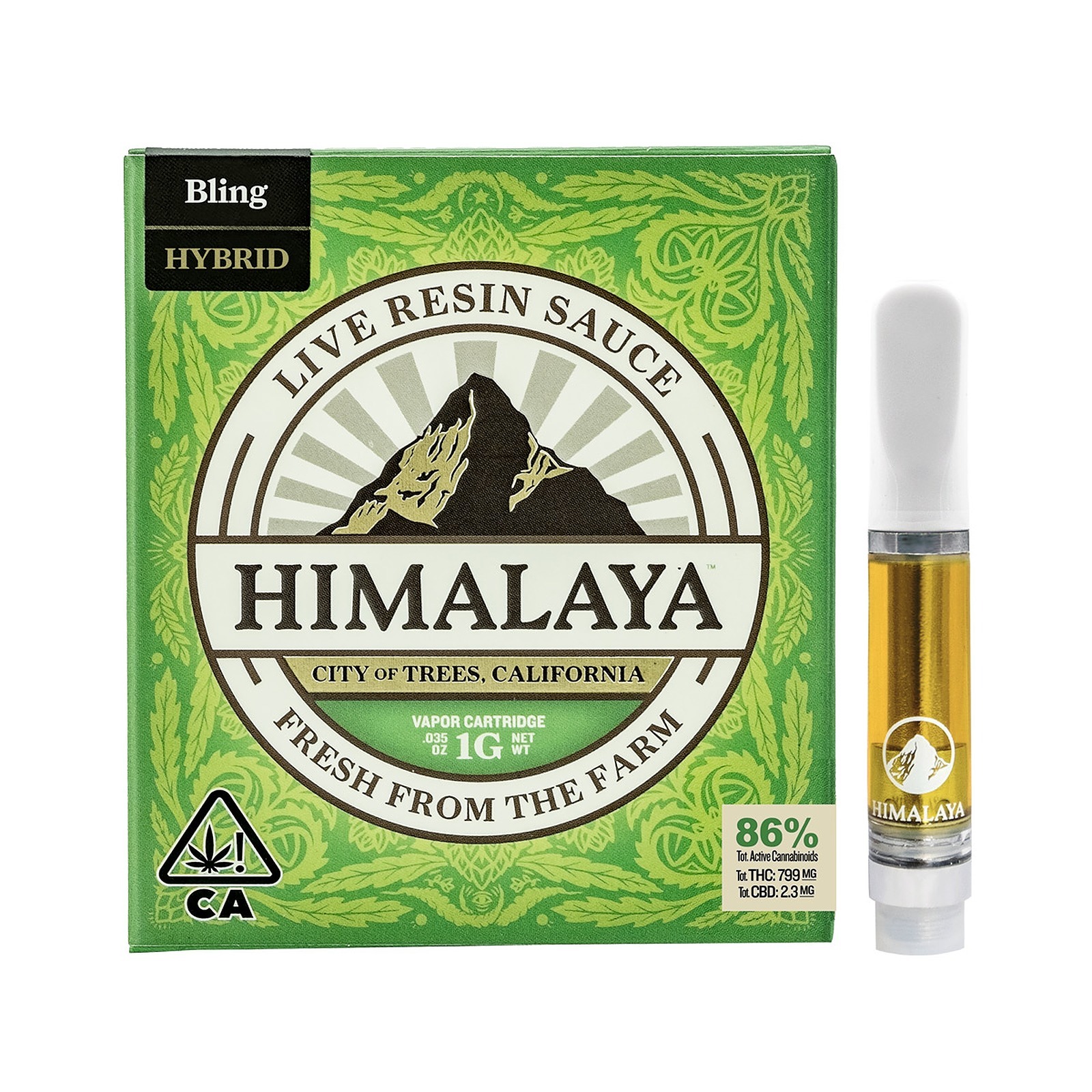 HIMALAYA The Bling (Live Sauce) Cartridge Leafly