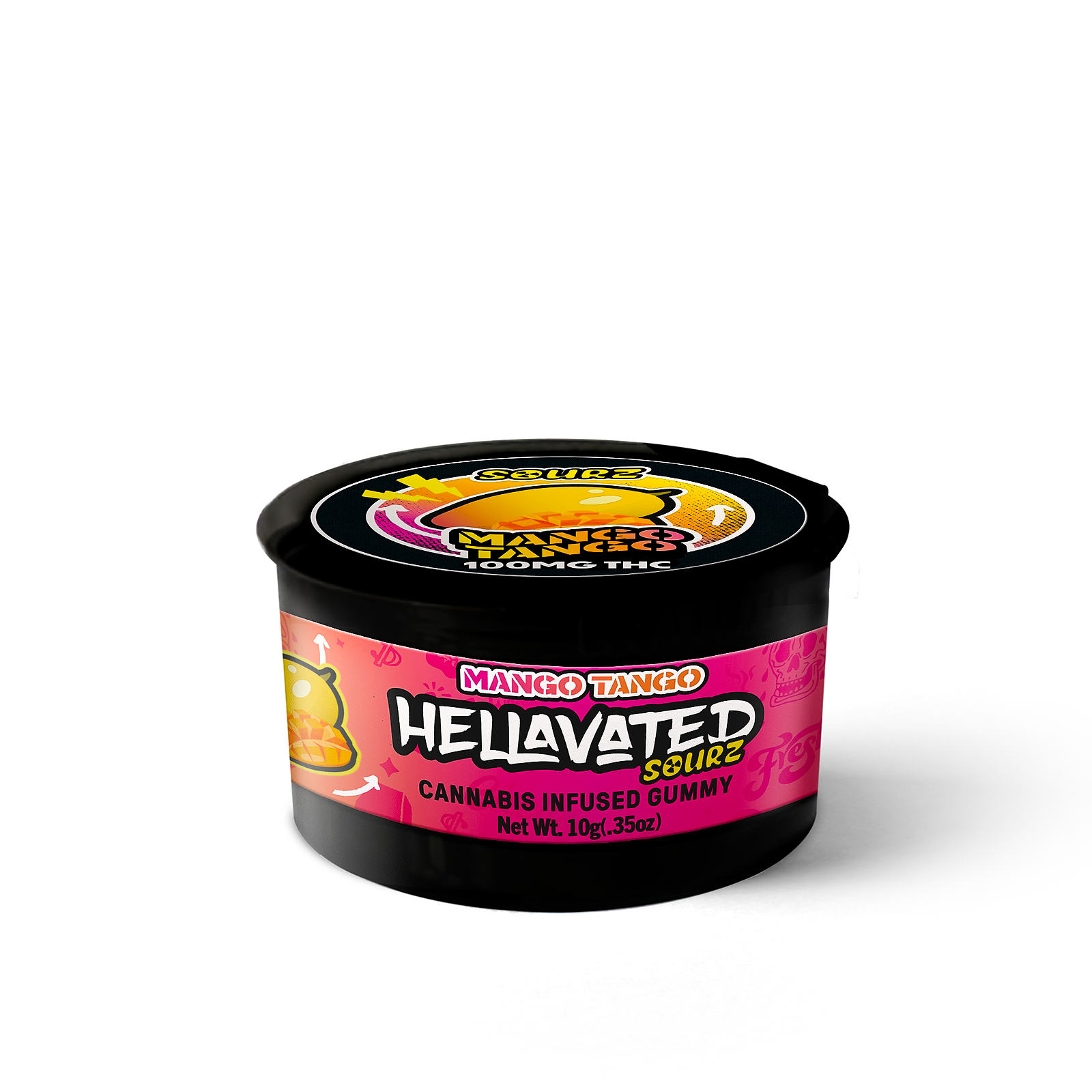 Hellavated: Gummie 1pc Sour Mango