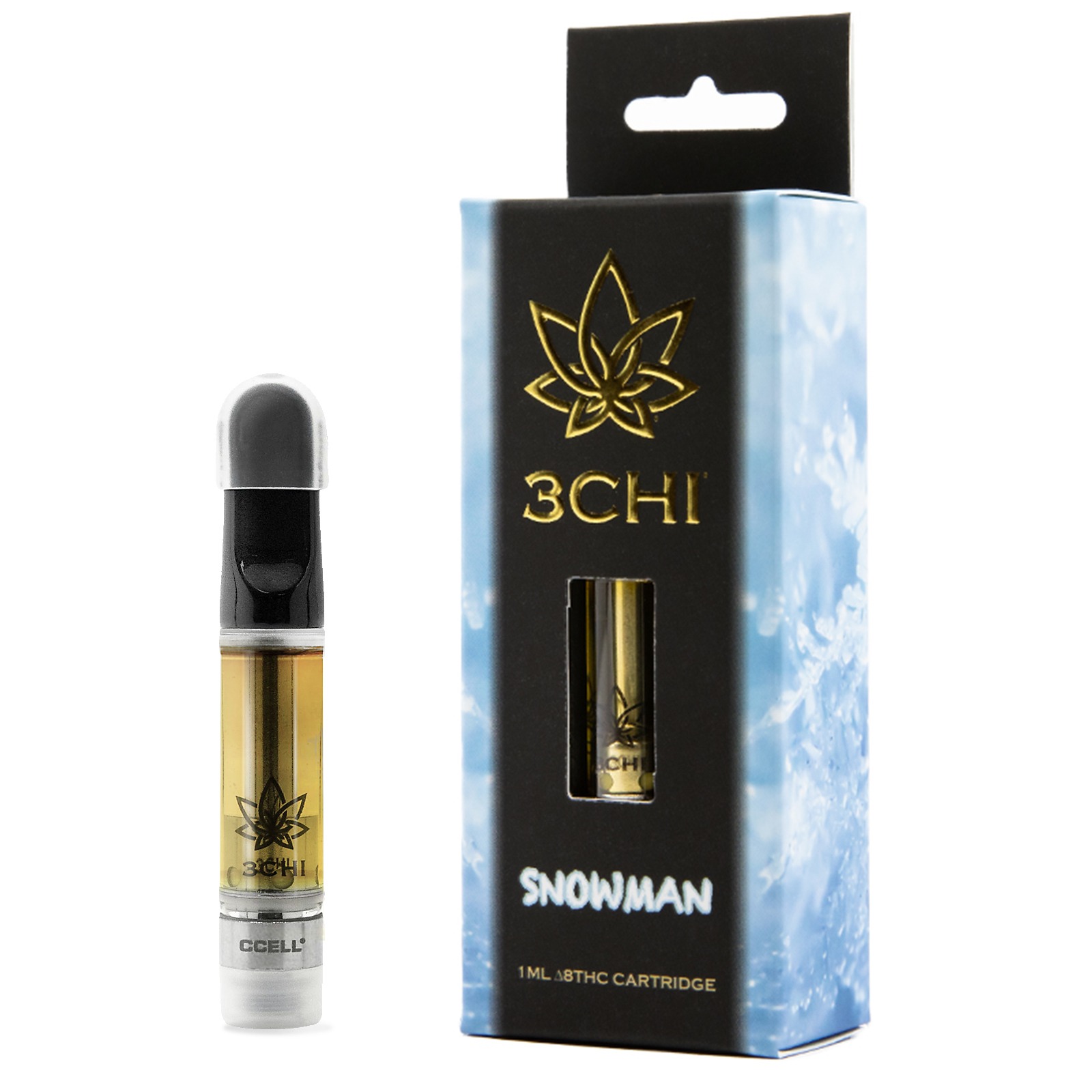 3CHI: Delta 8 Vape Cartridge - Snowman - 1ml - CDT | Leafly