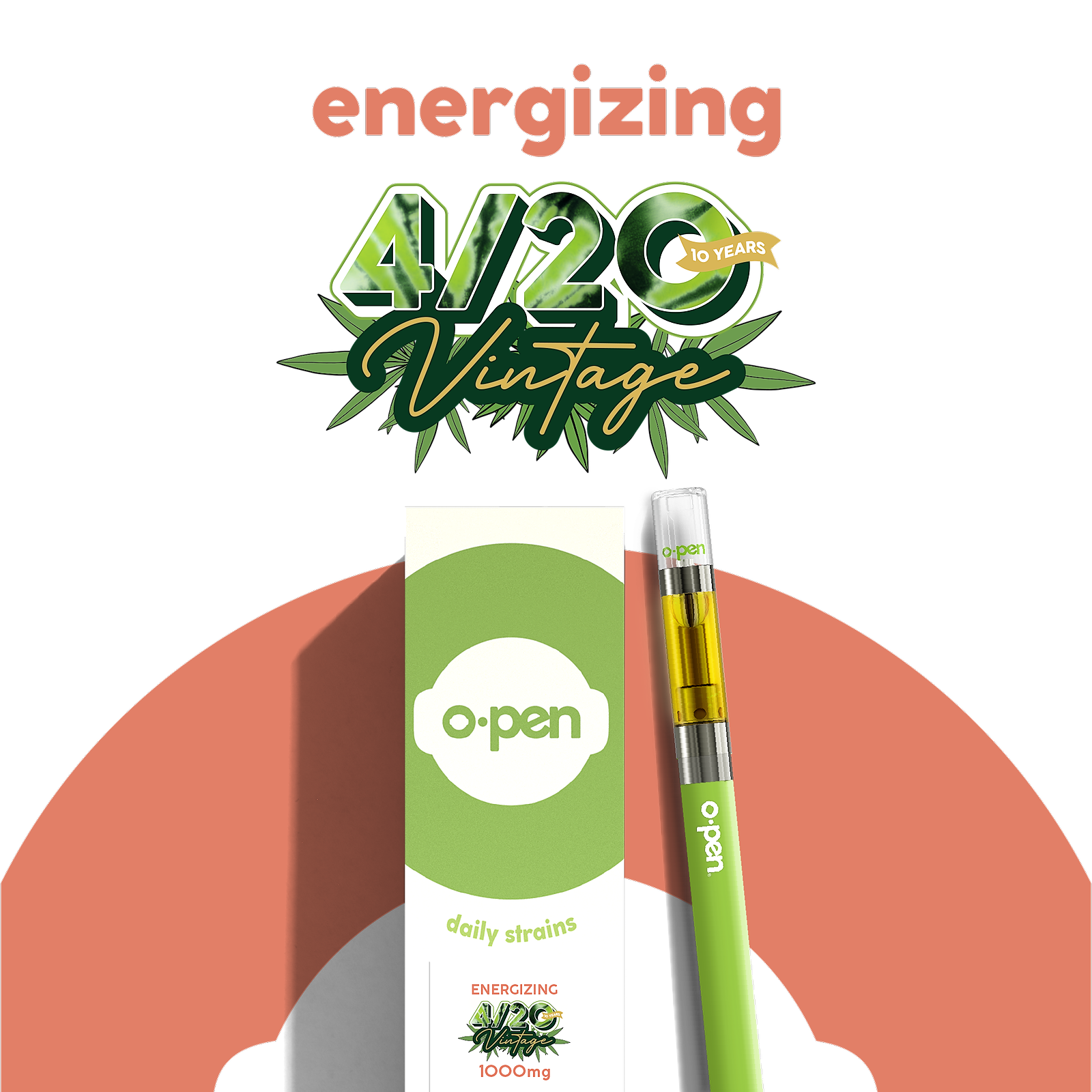 O.pen O.pen Daily Strains 4/20 Vintage (Energizing) 1000mg Leafly