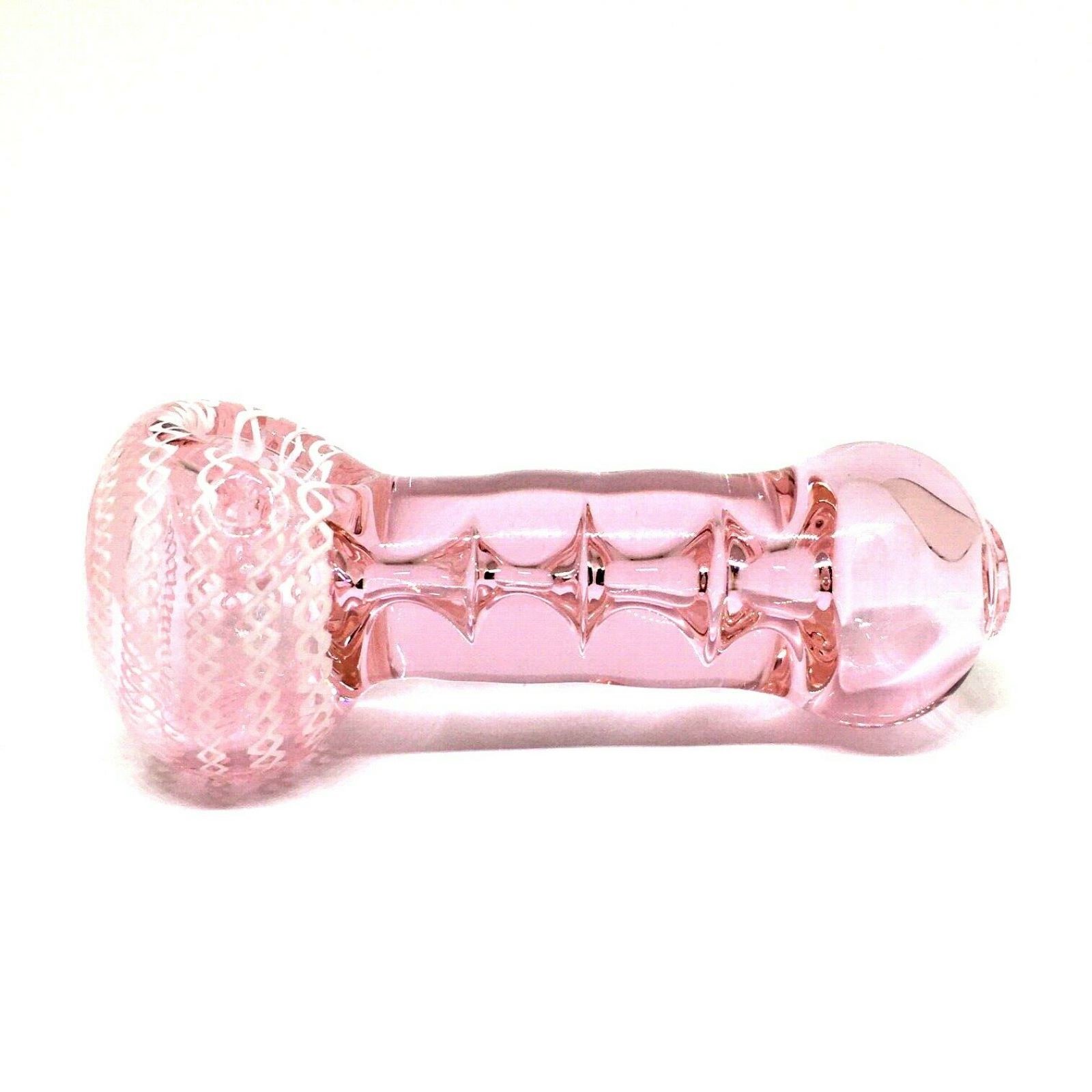 4 Inch Pink Hand Pipes  Twist Style Glass Smoking Hand Pipes - G420glass