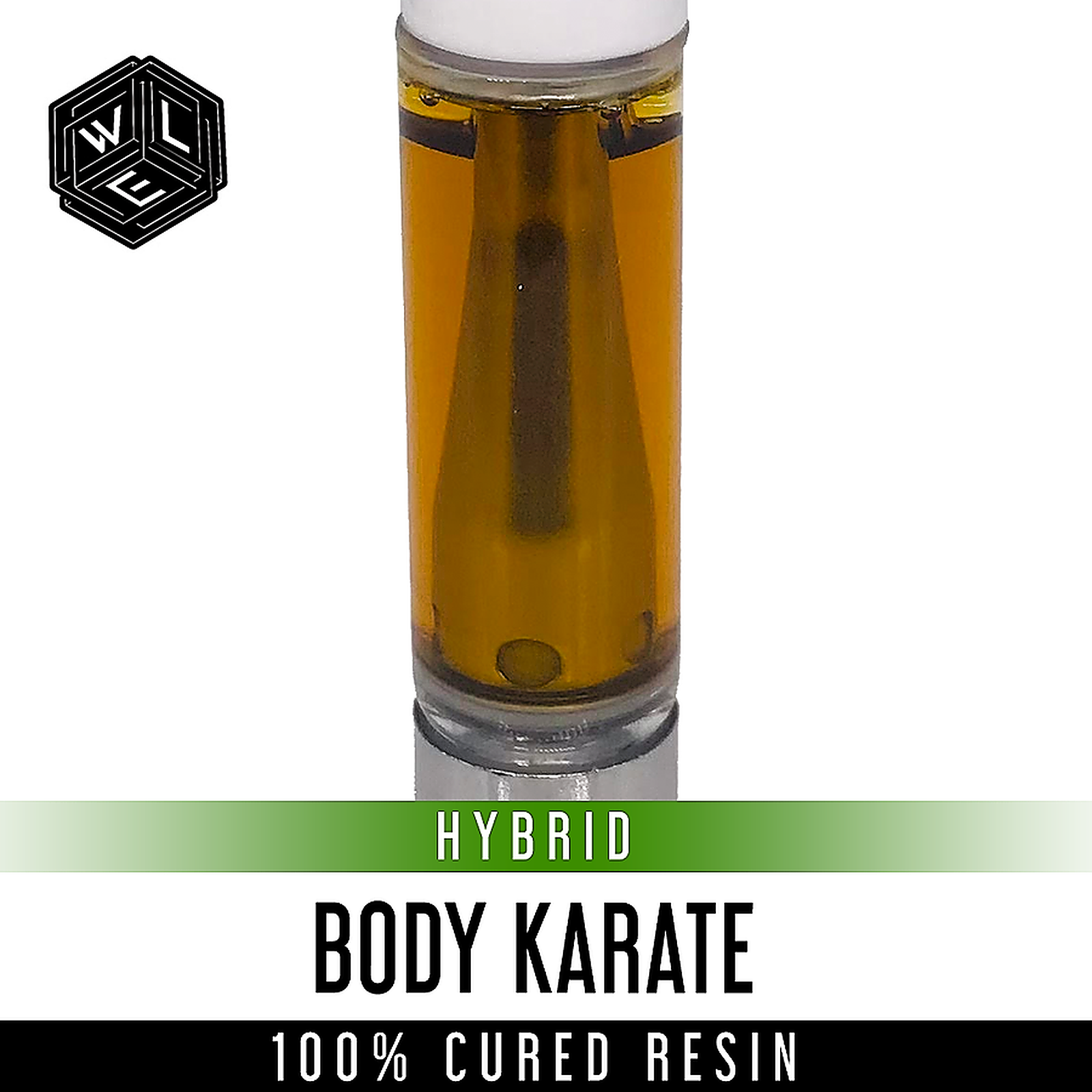 White Label Extracts Body Karate 100 Cured Resin Cartridge 1 Gram