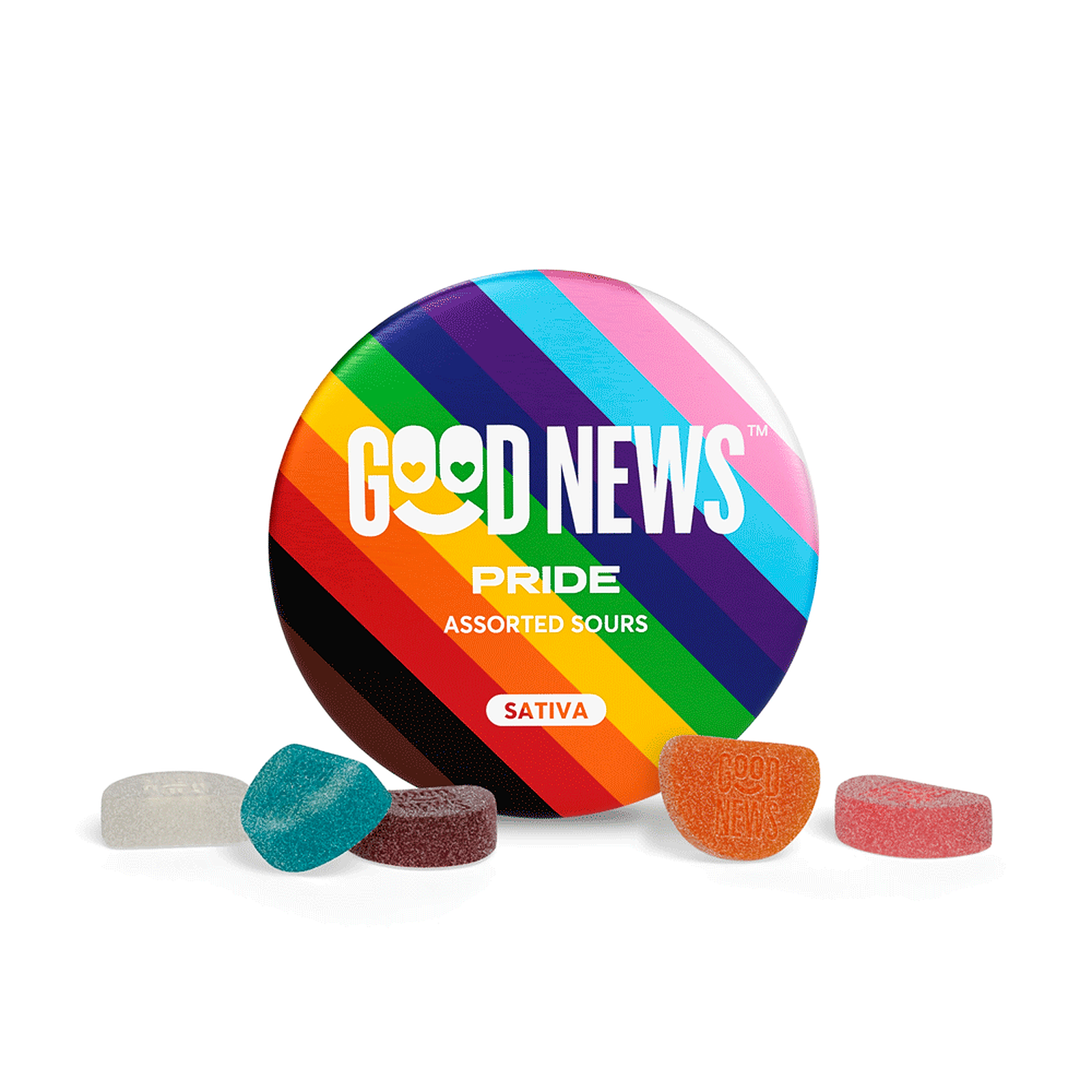 Good News Pride Assorted Gummies Leafly