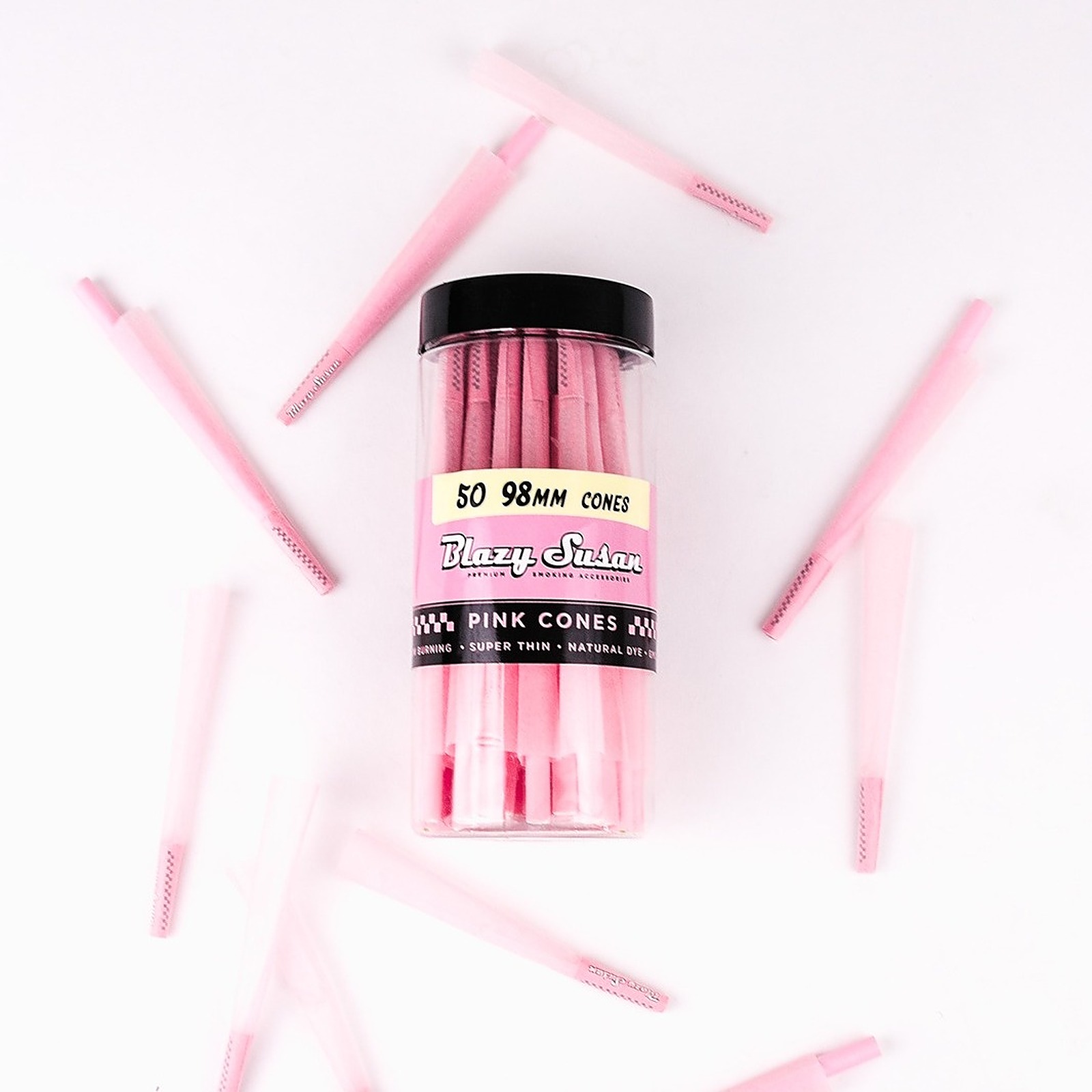 Blazy Susan: Blazy Susan Pink Cones - 50 Count | Leafly