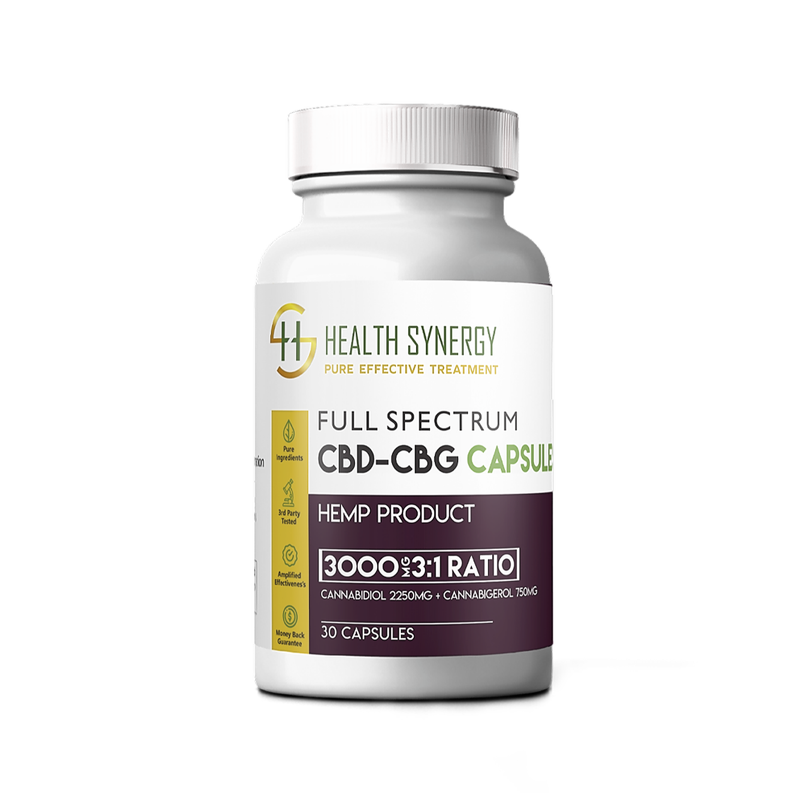 Health Synergy Cbdcbg Capsules 3000mg Leafly 8585